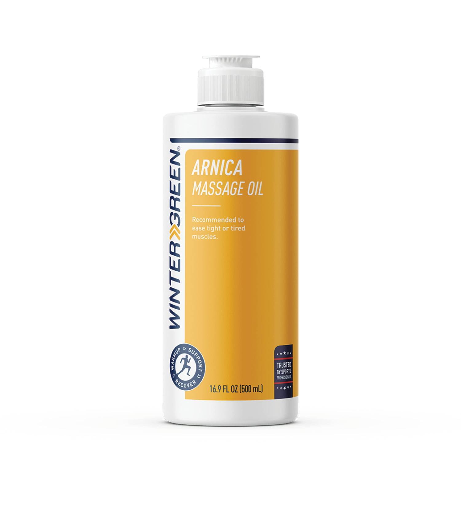Wintergreen Arnica Massage Oil 500ml - Soothing Pain Relief | International Shipping - Buy Online on GoSupps.com