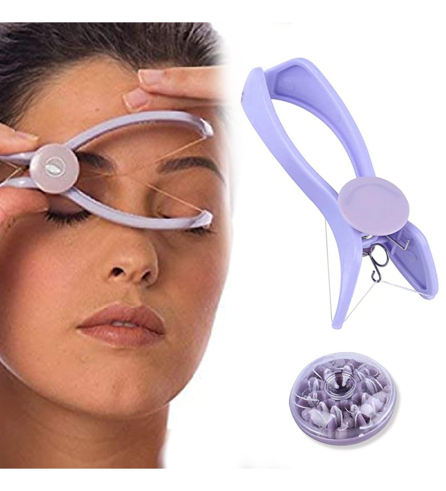 Velvet London Facial Hair Removal System with 5 Extra Strength Threads - Body & Face Threading Tool - Buy Online on GoSupps.com