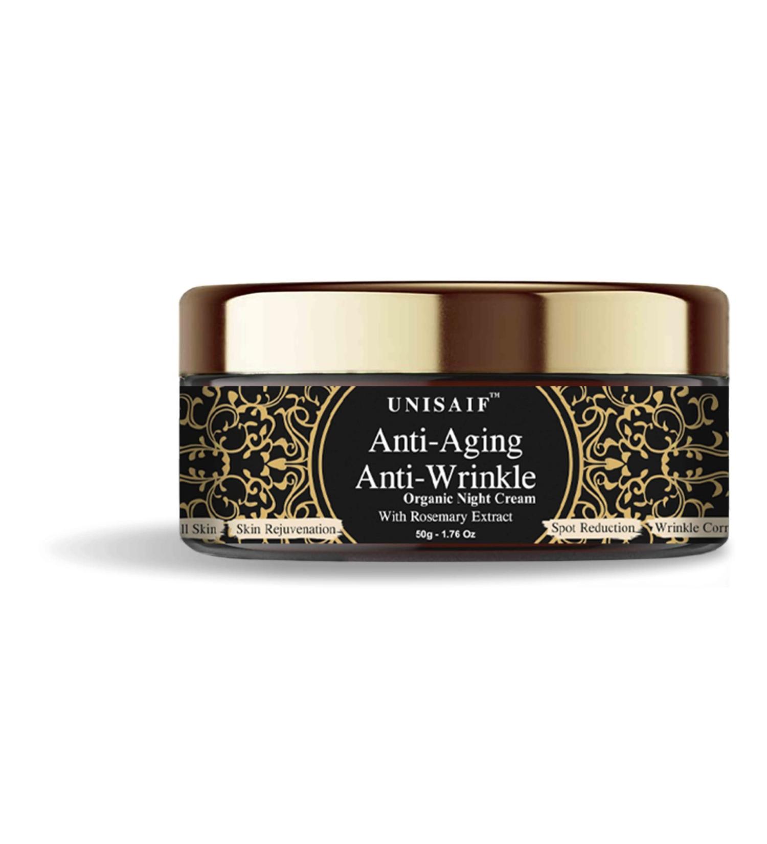 Buy Anti Aging Face Cream | Anti Wrinkle Moisturizer with Lavender Lemon & Licorice | Night Cream for Women (50g) - Free International Shipping - Buy Online on GoSupps.com