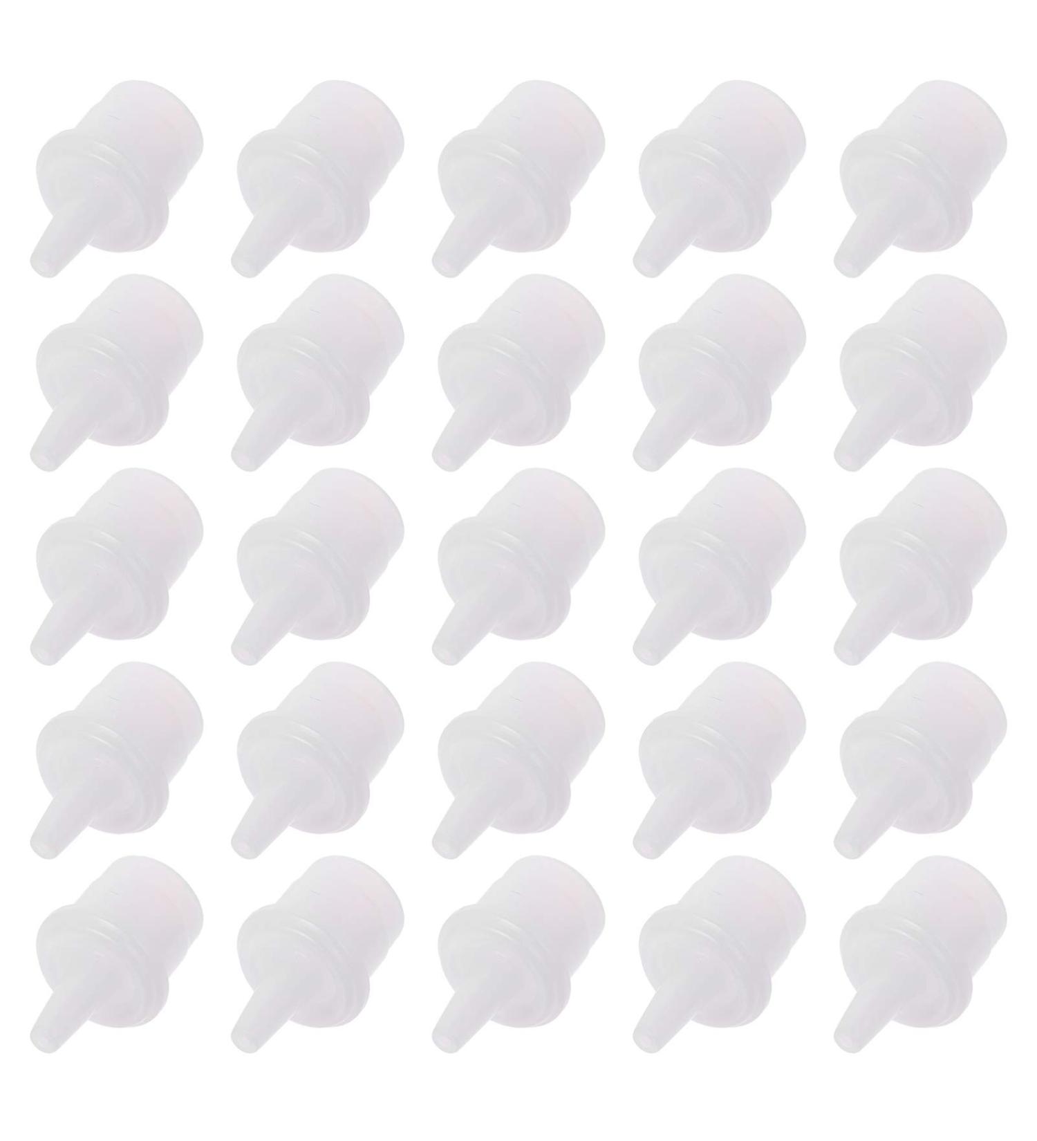 Mobestech 100Pcs Eyelash Glue Bottle Nozzle Caps - Replacements for False Lash Grafting & Adhesive Glue - Open-Mouth Tips for Salon & Home Use - Buy Online on GoSupps.com