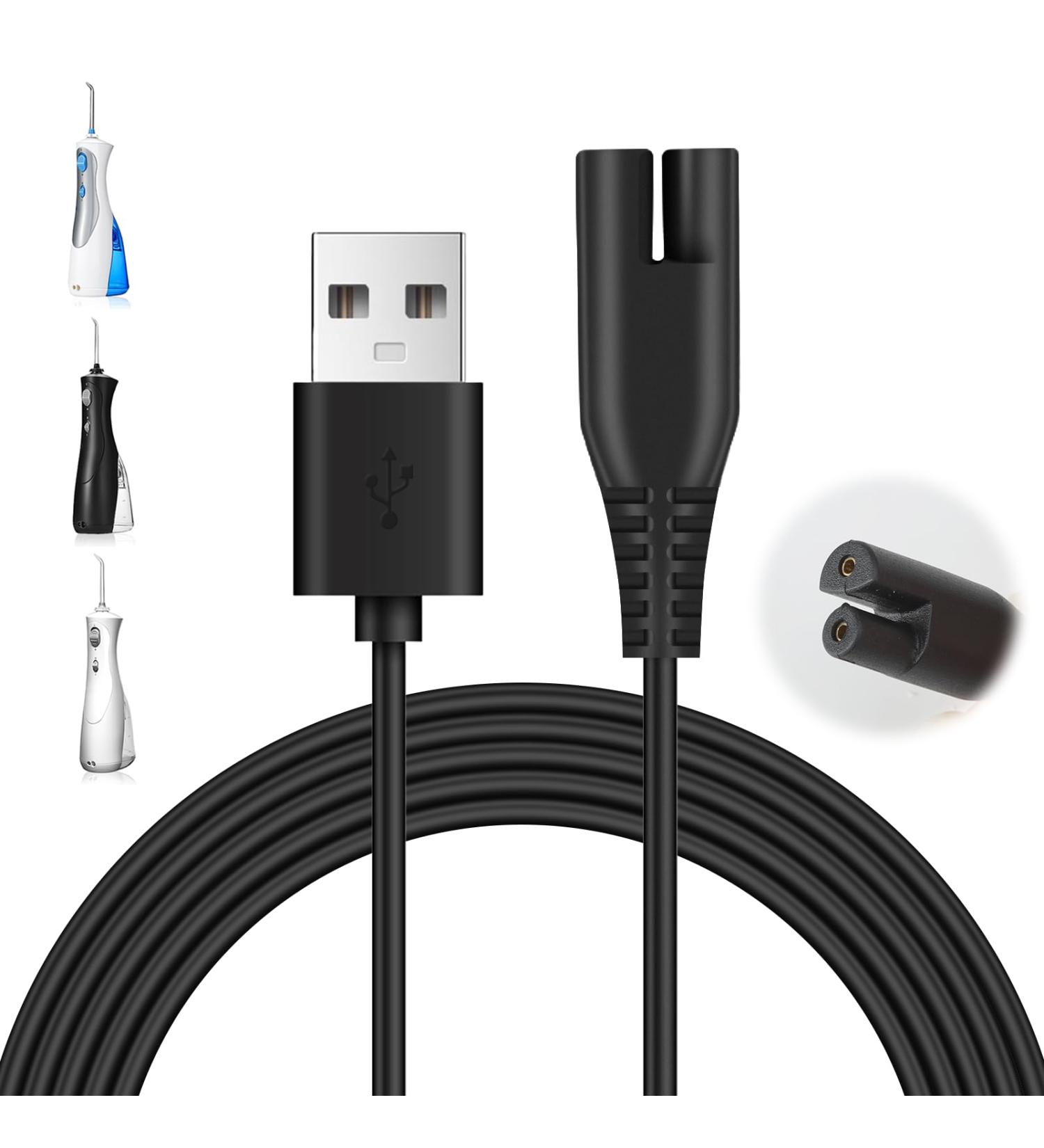 Water Flosser Charger for Waterpik Water Flosser Models Replacement USB Charging Power Cable Chargers Compatible with WP450EC WP462EC GS8-1 WP360 WP360W WP440 WP462 WP465 WP462W WP450 WP450W WF13 - Buy Online on GoSupps.com