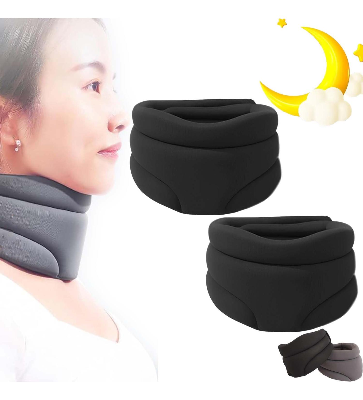 Vyralla Soutien Cervical Soutien Cervical Vyralla Cervicorrect Neck Brace Cervicorrect Neck Brace By Healthy Lab Co Stop Snoring (Black 2PCS) Black 2PCS - Buy Online on GoSupps.com