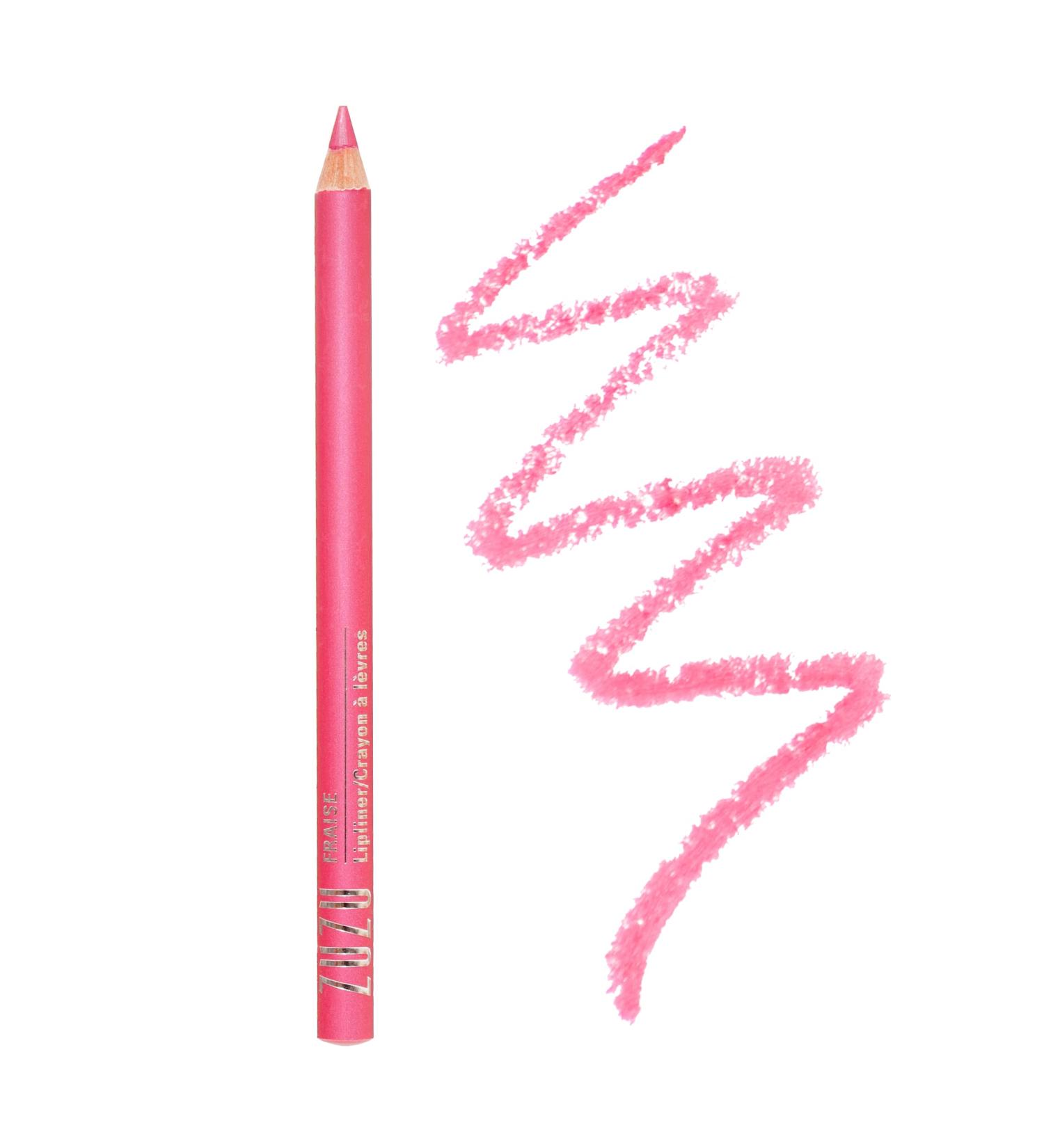 Zuzu Luxe Lip Pencil in Fraise - Fuchsia/Cool | Infused with Jojoba Seed Oil and Aloe | Natural, Paraben-free, Vegan Lip Liner | 0.04 oz - Buy Online on GoSupps.com