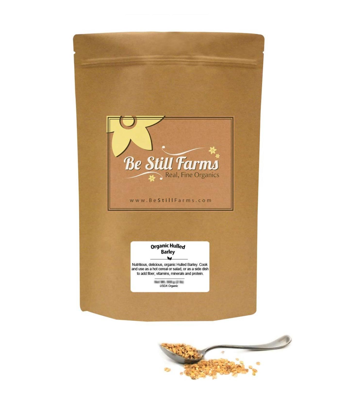 Organic Hulled Barley 5lb - Grind for Barley Flour - Soak for Barley Malt Syrup - Vegan Barley Cereal - 5lb Pack - Buy Online on GoSupps.com
