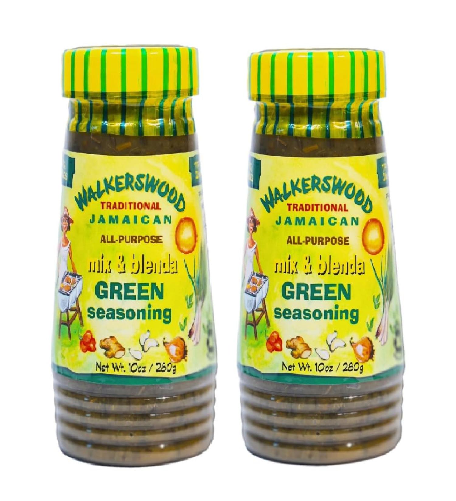 Walkerswood Traditional Jamaican Green Seasoning 280g (Pack of 2) in a Premier Life Store Box - Buy Online on GoSupps.com
