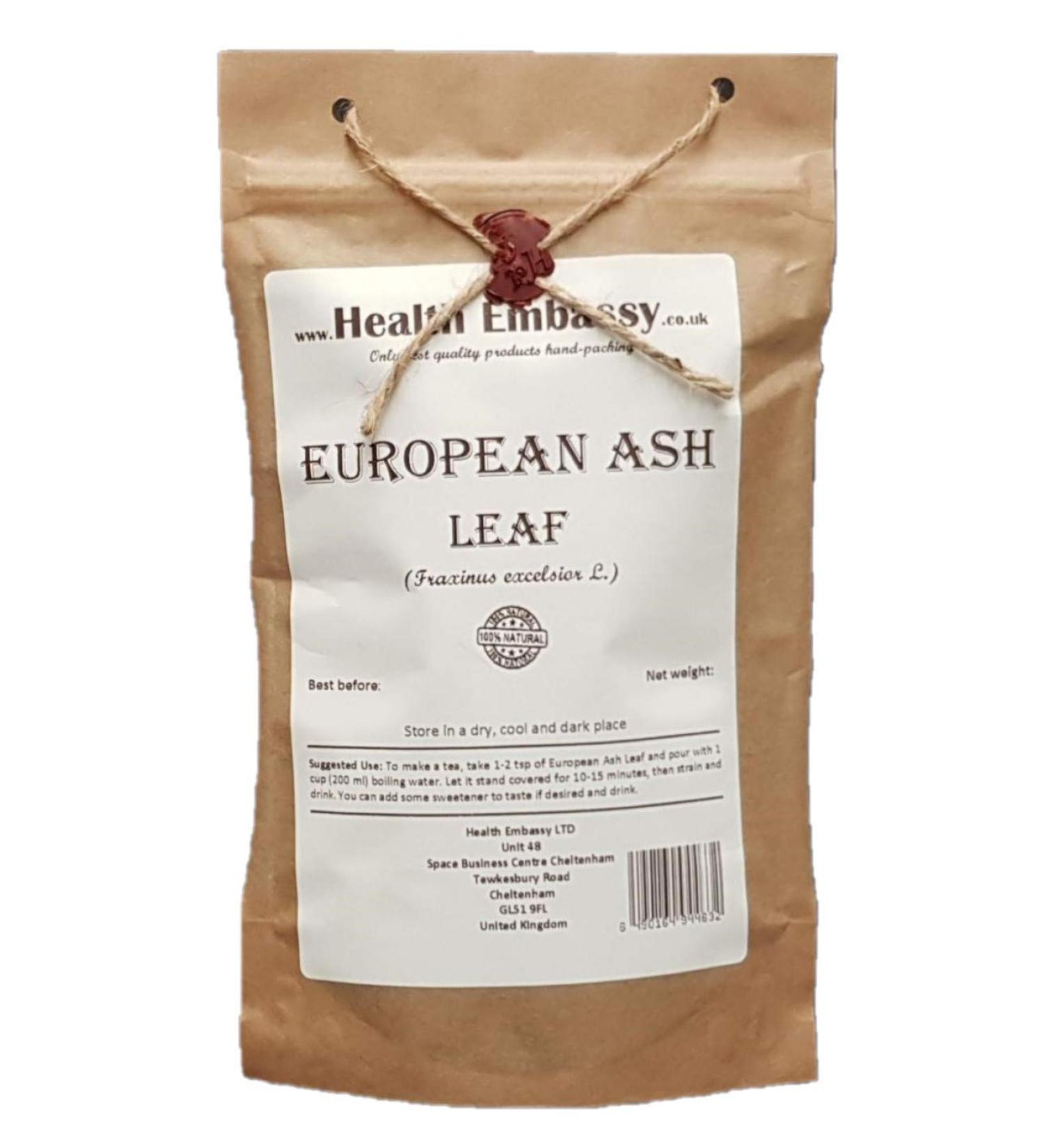 Health Embassy European Ash Leaf Tea | Fr ne Commun Feuille Tisane | Fraxinus excelsior L | Loose Herbal Tea (50g) - Buy Online on GoSupps.com