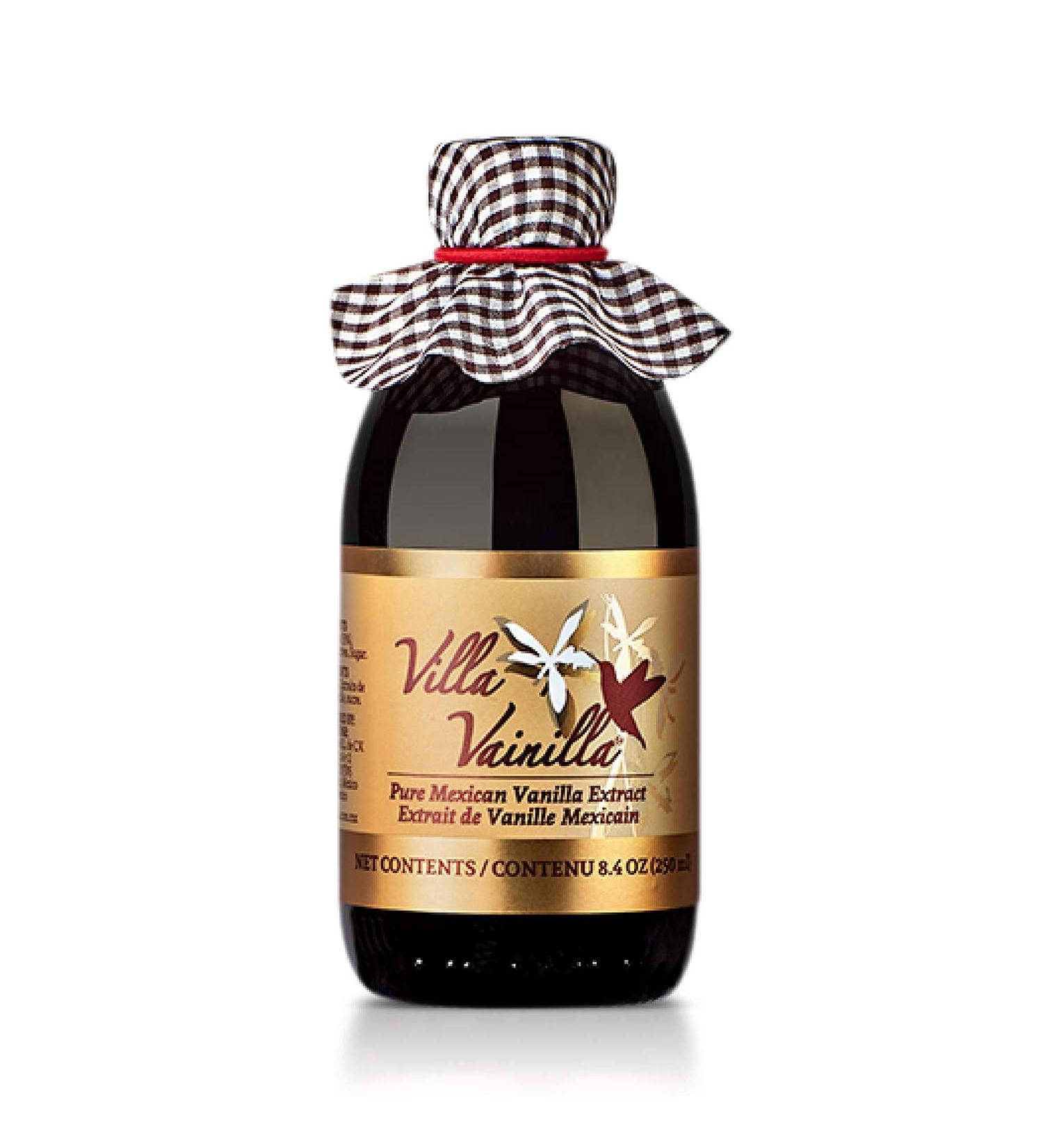 Villa Vainilla Pure Vanilla Extract - Premium Concentrated Vanilla Real Natural Gourmet Vanilla Flavor from Mexico 8.4 Fl Oz (Pack of 1) 8.4 Fl Oz (Pure Vanilla Extract) - Buy Online on GoSupps.com