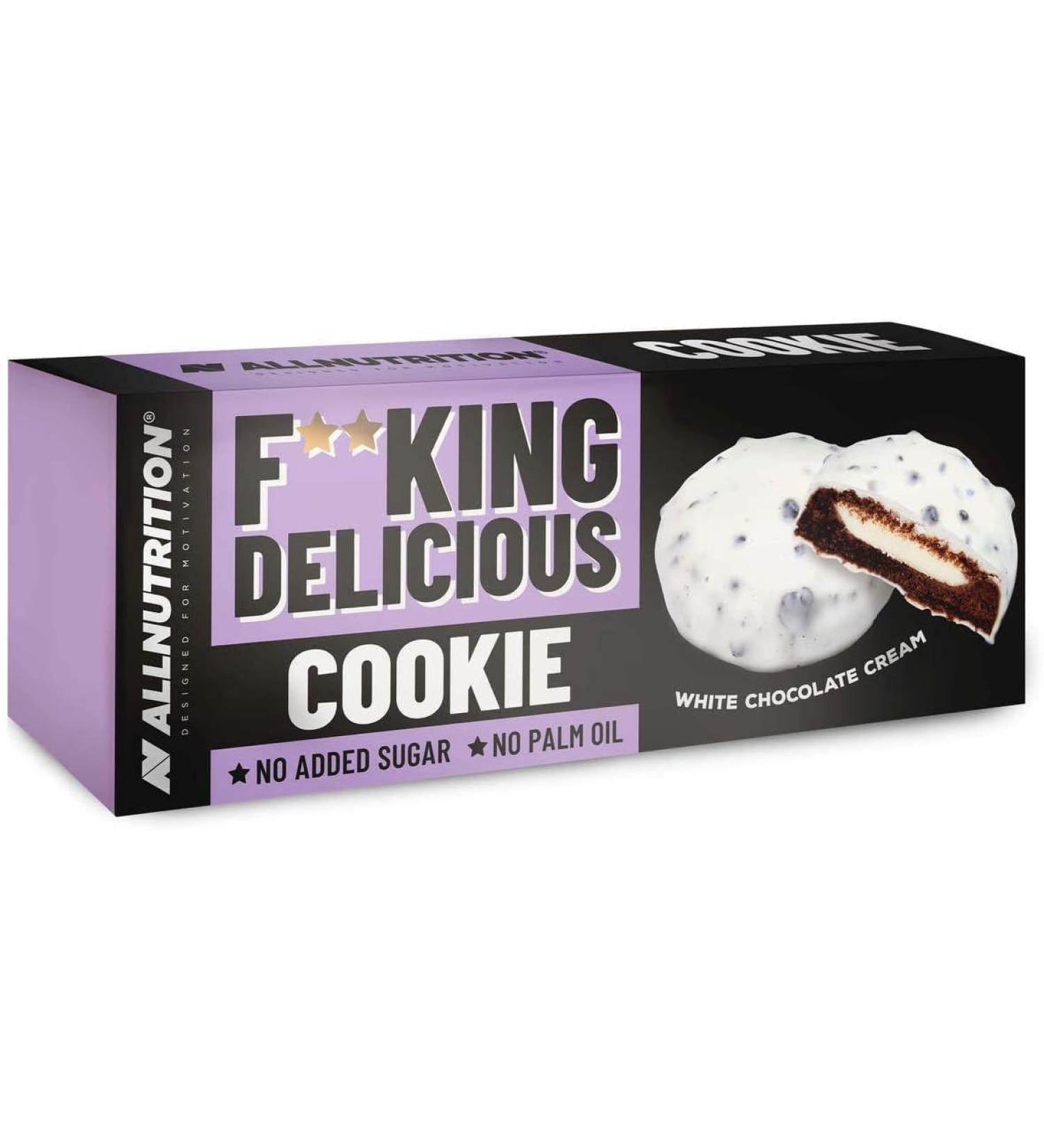 Allnutrition Fitking Delicious Cookie White Choco Cream - 128g - Buy Online on GoSupps.com