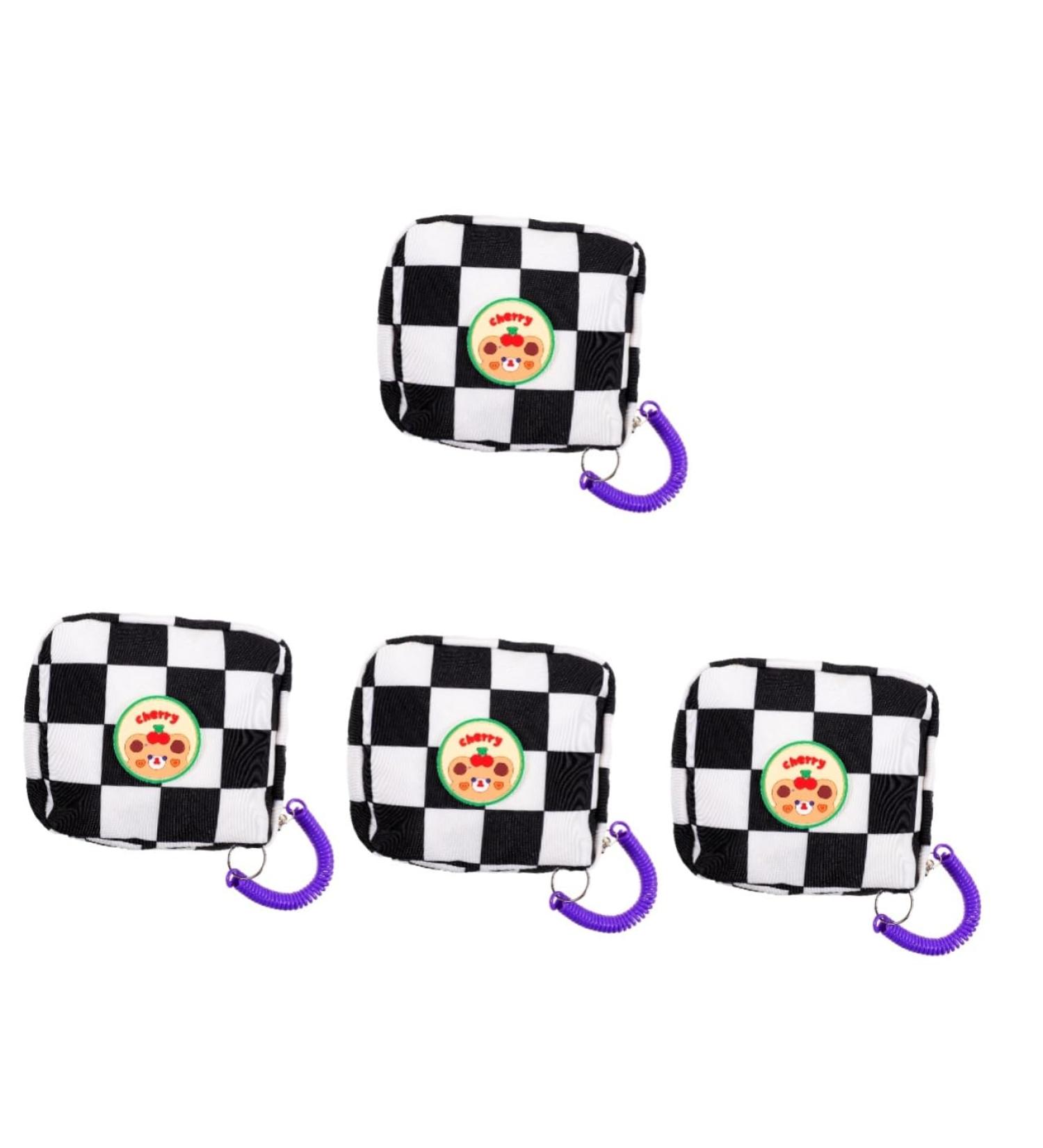 Healifty Aunt's Towel Storage Bag + Makeup Pouch Set - Portable & Cute | Women's Period Pouch & Wallet | Black - Buy Online on GoSupps.com