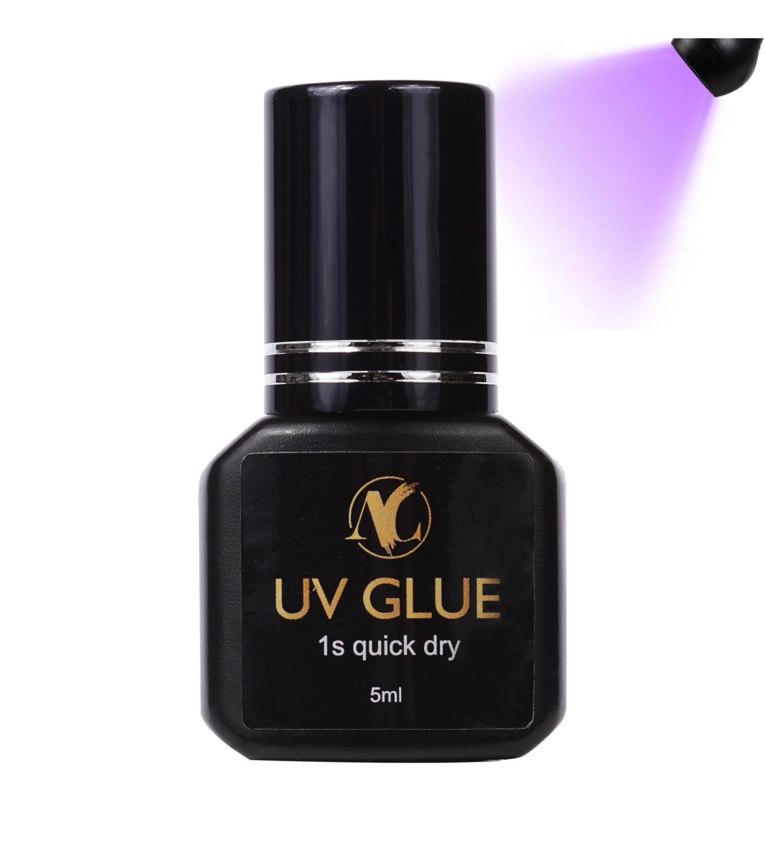 UV Lash Glue 5ml - Quick-Drying Waterproof Eyelash Extension Adhesive | Professional Quality - Buy Online on GoSupps.com