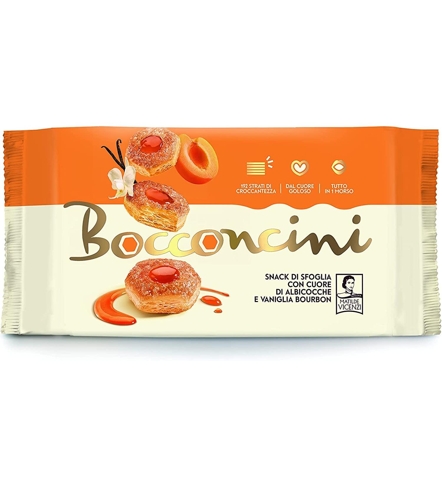 6 x Matilde Vicenzi Bocconcini with Italian apricot heart and vanilla - 90 g - Buy Online on GoSupps.com