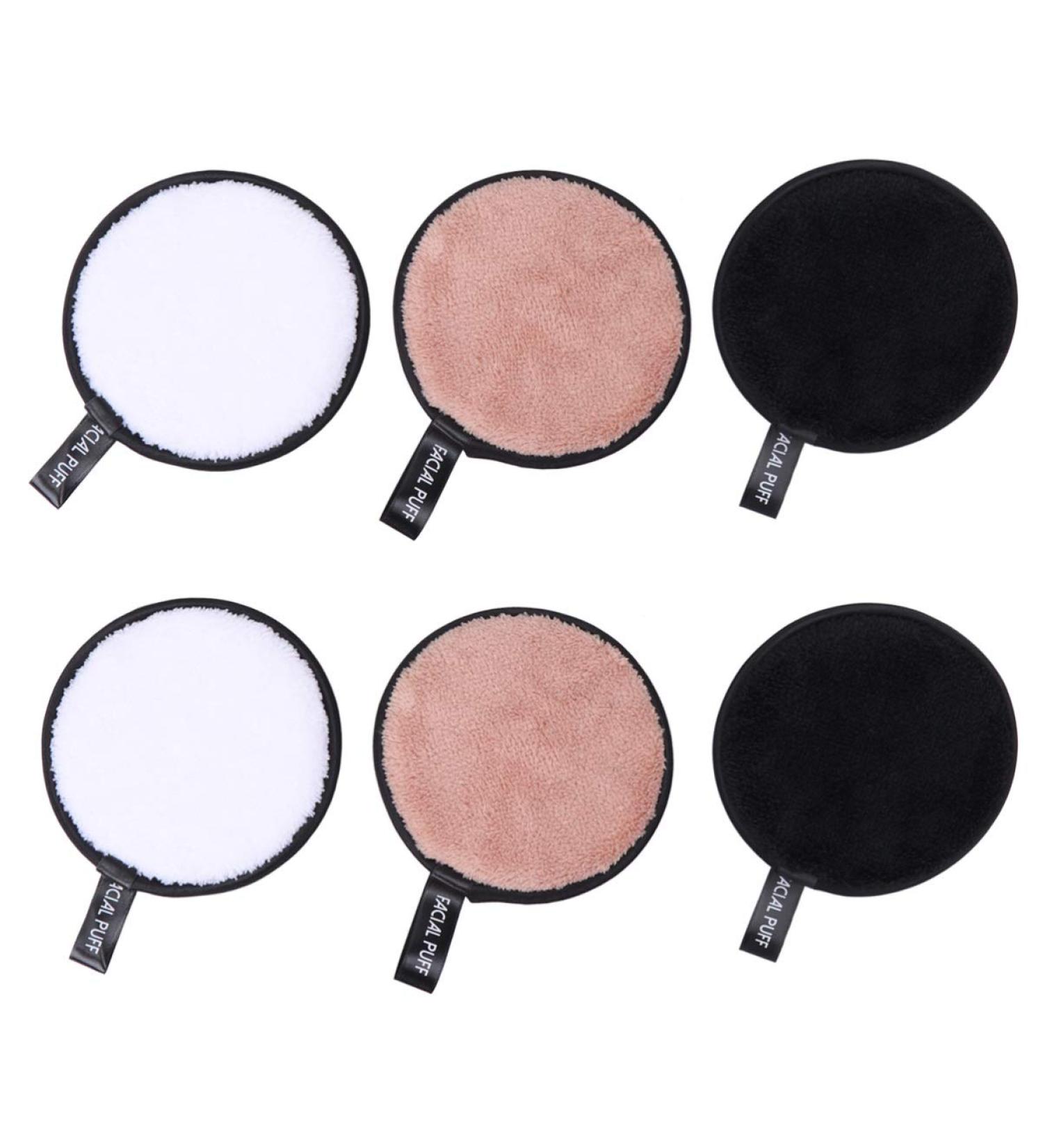 Artibetter Organic Cotton Rounds Reusable Makeup Remover Pads (6pcs) | Eco-Friendly Flat Cotton Pads for Cleansing Face Eye Shadow Lipstick & Foundation - Buy Online on GoSupps.com