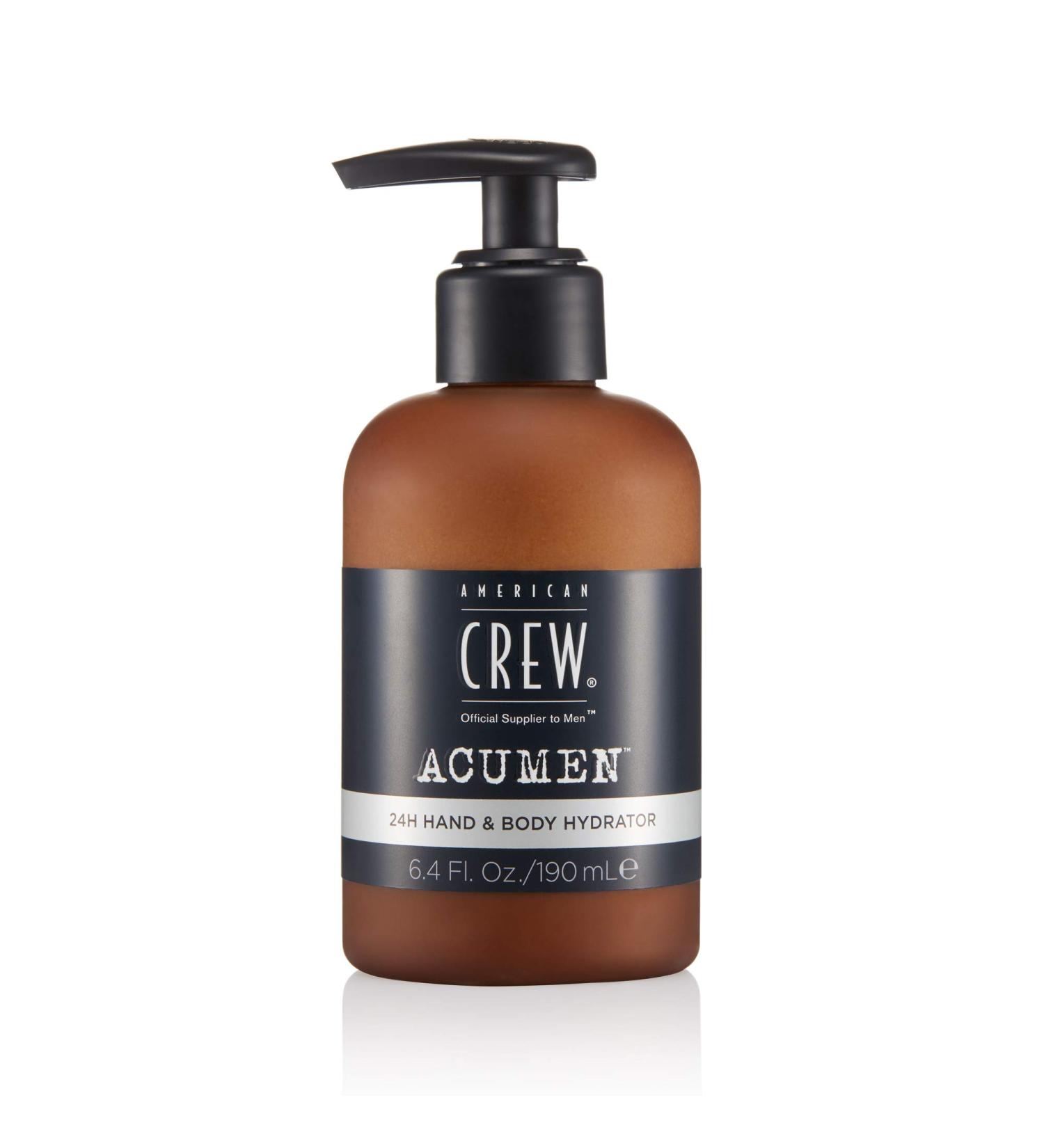American Crew Men's Hand & Body Lotion - 24 Hour Hydration with Acumen Daily Formula - 6.4 Fl Oz - Buy Online on GoSupps.com