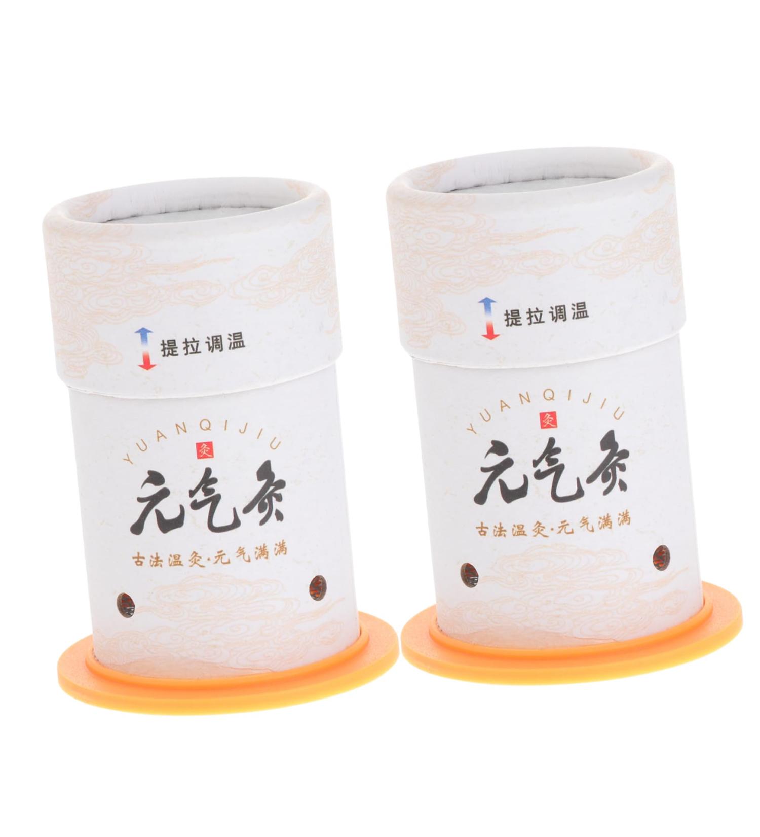 Beaupretty Moxibustion Box - Portable Moxa Burner & Cupping Massage Device | 8.5x5.3cm White - Buy Online on GoSupps.com