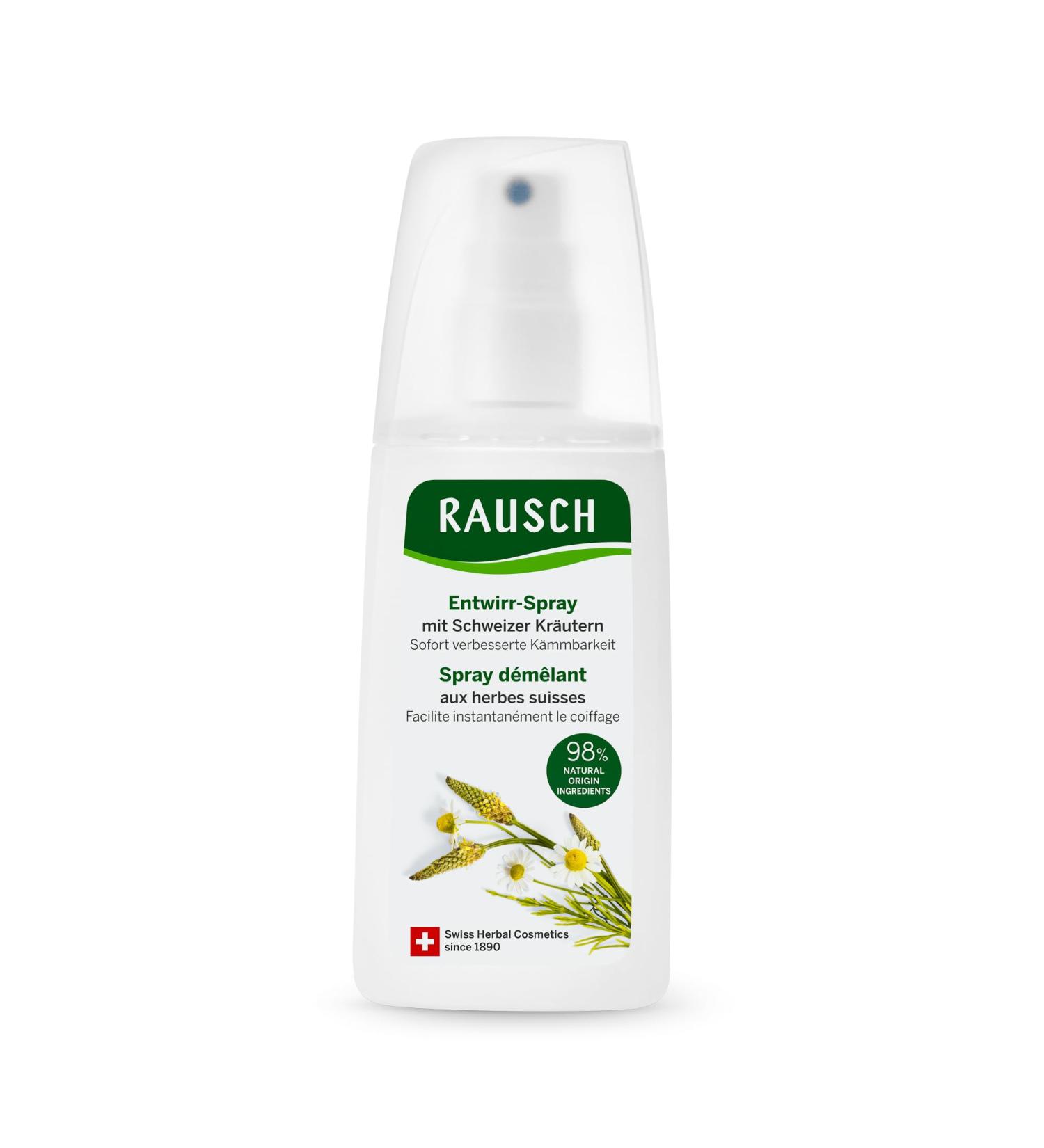 Rausch Detangling spray conditioner with Swiss herbs 100ml - Suitable for Healthy hair for the whole family. - Buy Online on GoSupps.com