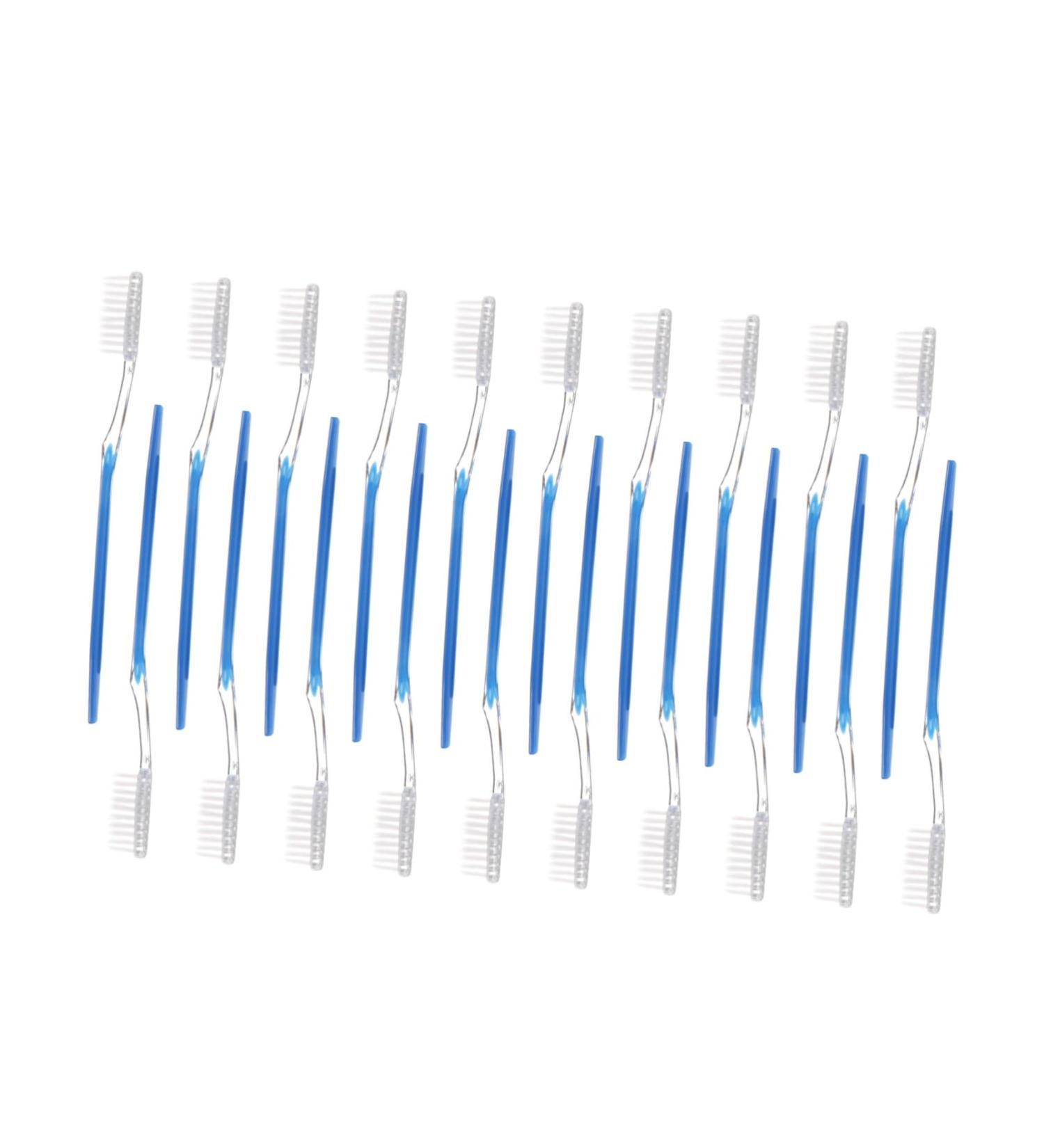 Minkissy 30-Pack Disposable Toothbrushes | Portable Hygiene Care for Kids & Adults | Ideal for Camping & Hiking - Sensitive Plastic Bristles - Buy Online on GoSupps.com