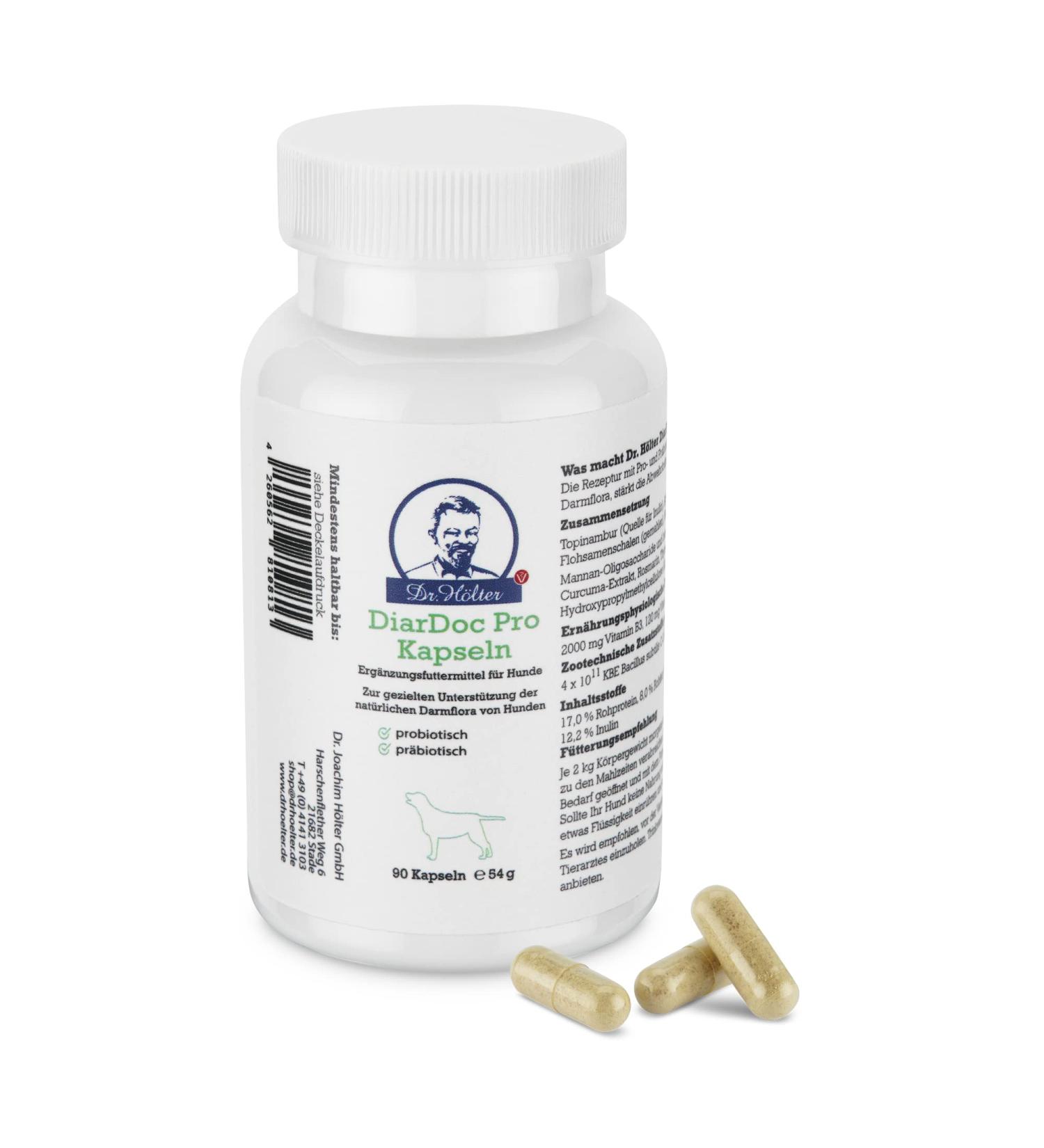 Diardoc Pro Probiotic for Dogs - 90 Capsules for Digestive Health Immune Support & Prebiotic Solutions - Buy Online on GoSupps.com