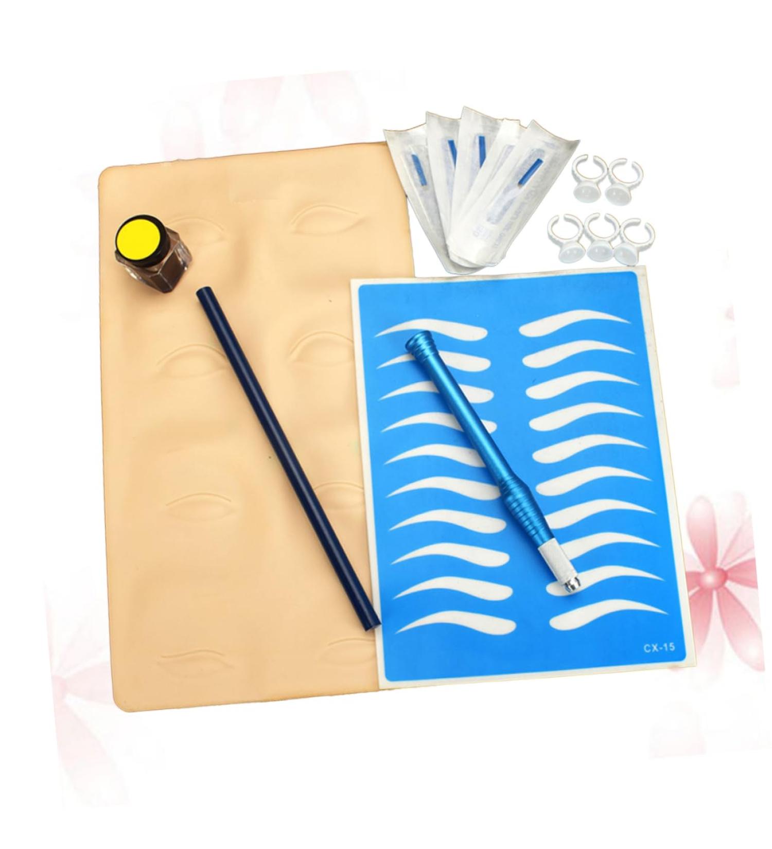 PLAFOPE Eye Kit and Coffee Pen Pencil Dark D Cup & Practice Pigment Blue Skin Embroidery Manual - Buy Online on GoSupps.com