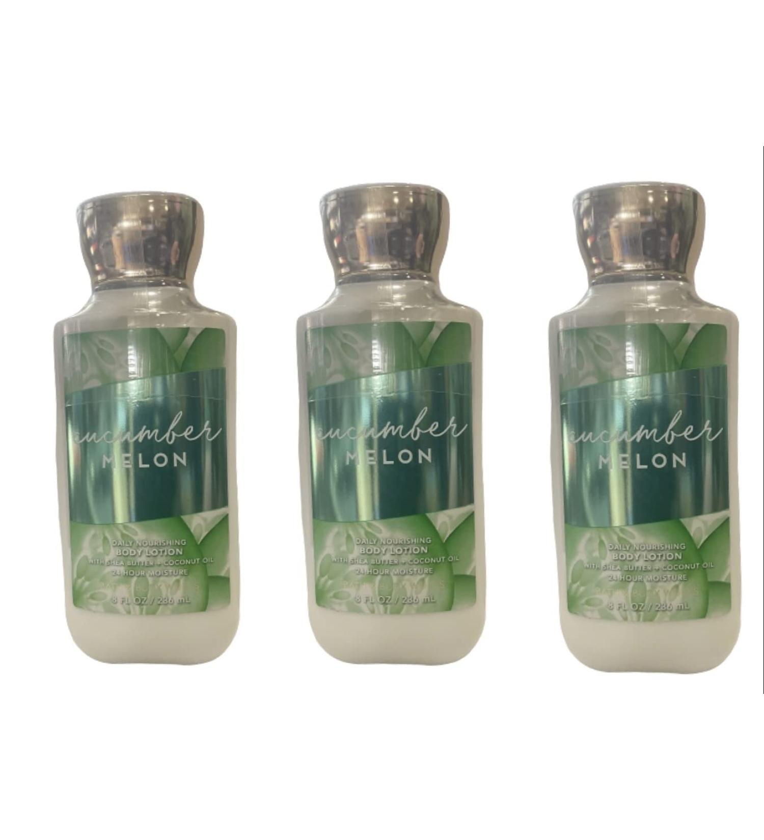 Bath & Body Works Shea & Vitamin E Lotion Cucumber Melon 8 oz (3 Pack) - Moisturizing body lotion with refreshing scent - Buy Online on GoSupps.com