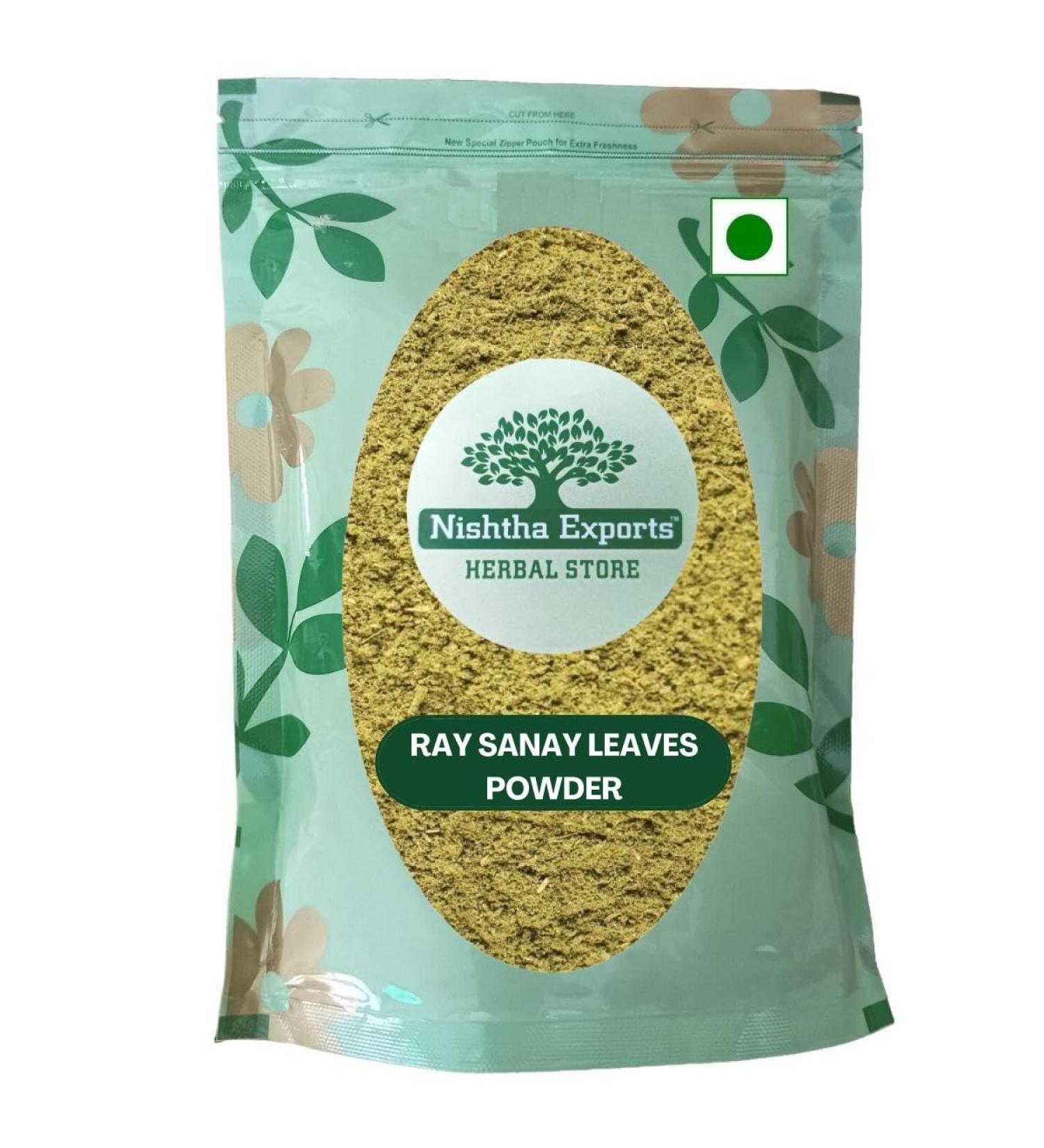 RAW HERB/JADI BOOTI SENNA PATTA POWDER SANAY LEAVES POWDER SENNA LEAF POWDER SONAMUKHI LEAVES SONA PATTA (500gm) - Buy Online on GoSupps.com