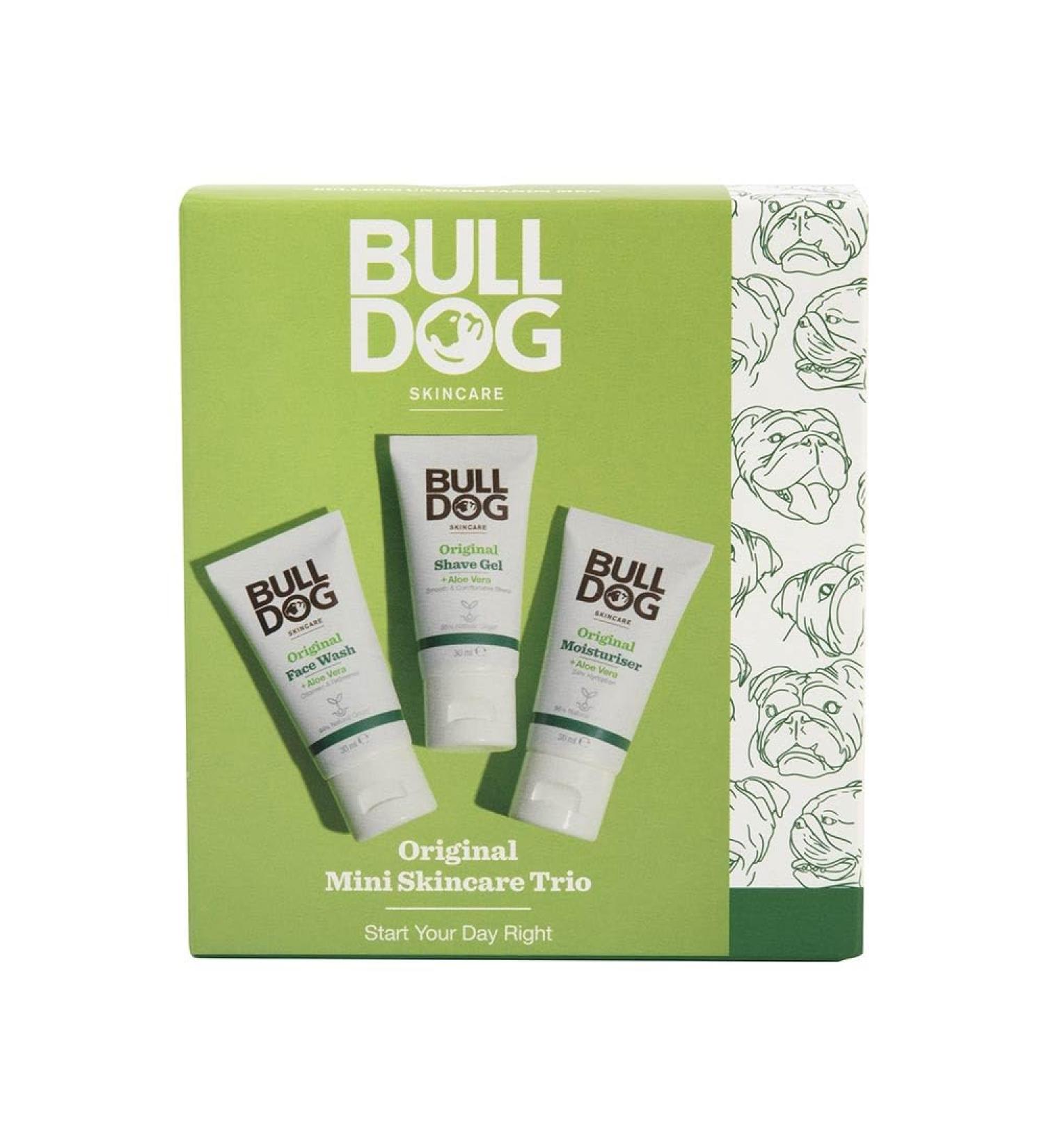 Bulldog Skincare - Mini Trio Gift Set for Men | Travel Size Kit - Buy Online on GoSupps.com