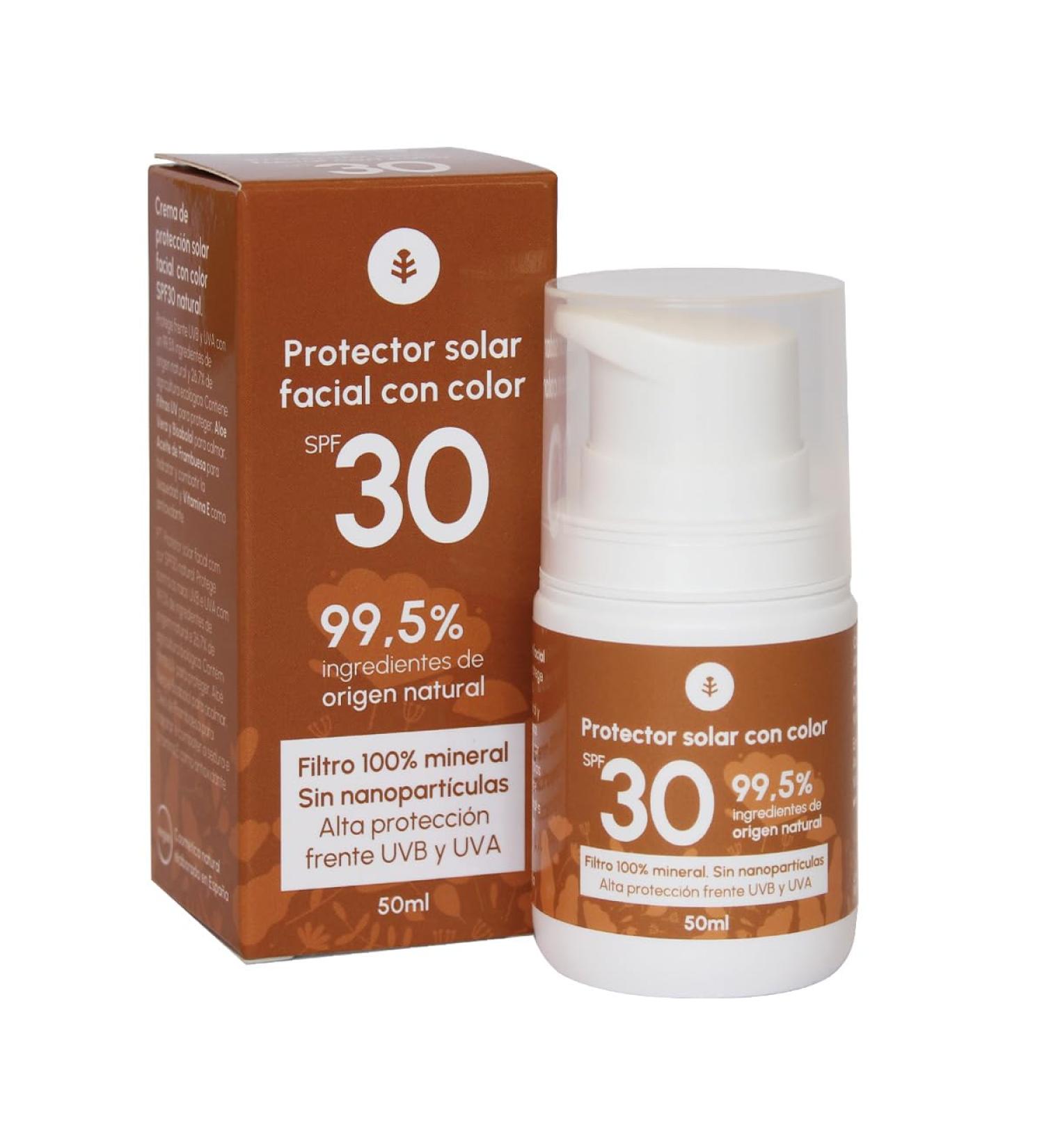  Planeta Huerto Sunscreen cream face color SPF30 Planeta vegetable garden 50 ml - Buy Online on GoSupps.com