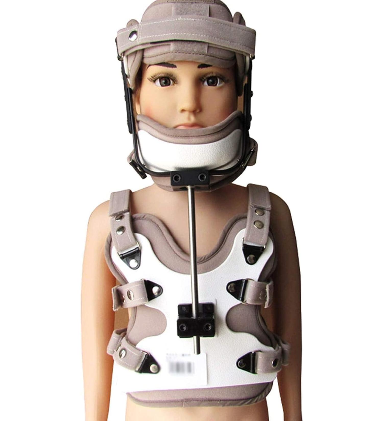 Safwel Hals-Thorax Corrector for Children | Adjustable Head-Neck Orthosis | Halo Clip U-Lenden Vertebrae Support - Buy Online on GoSupps.com
