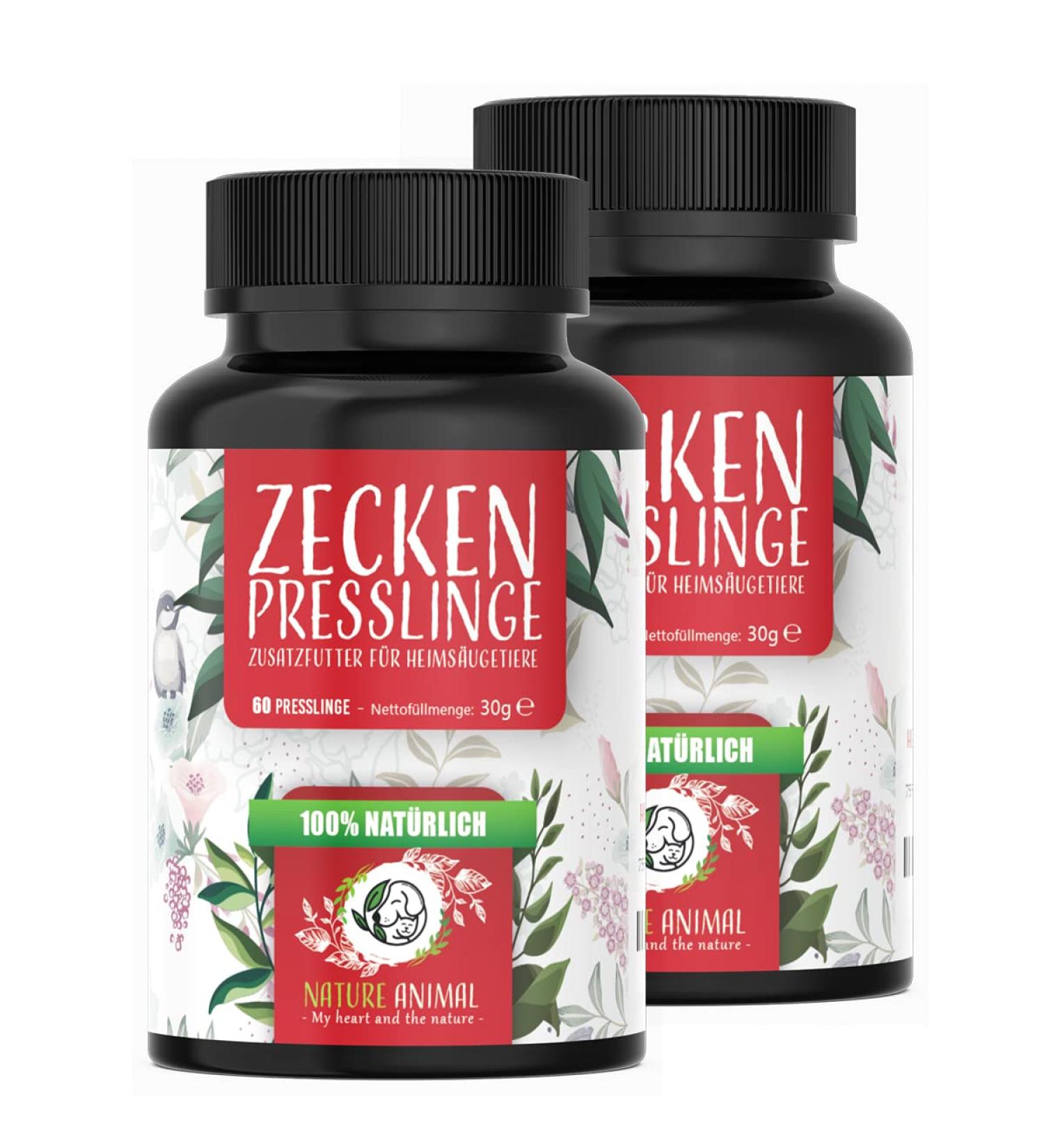 Nature Animal 2x Tick Protection for Dogs & Cats - Natural & Effective Immediate Defense - 2 Pack - Buy Online on GoSupps.com