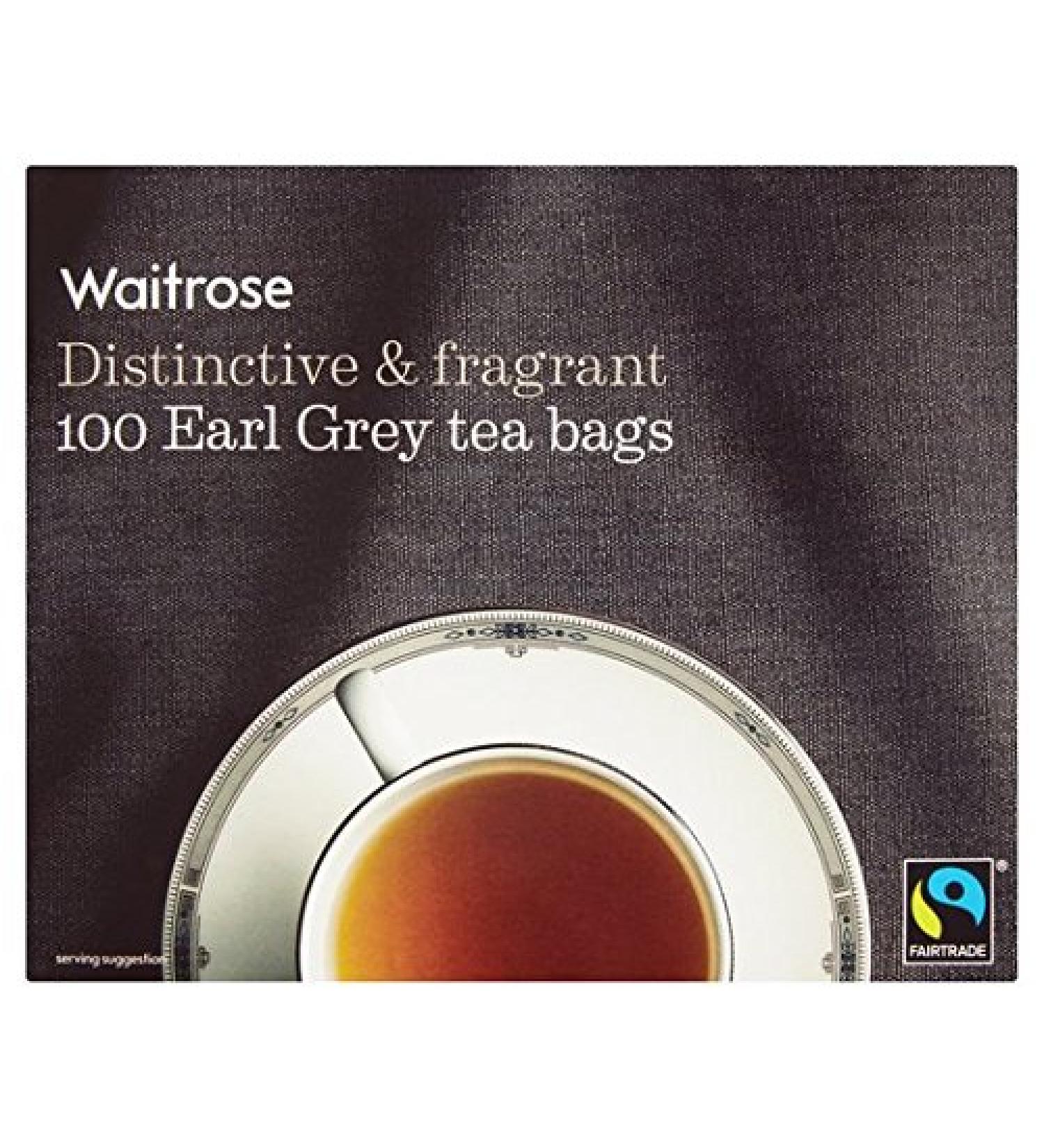 WAITROSE Waitrose Earl Grey Tea Bags 100 Pack