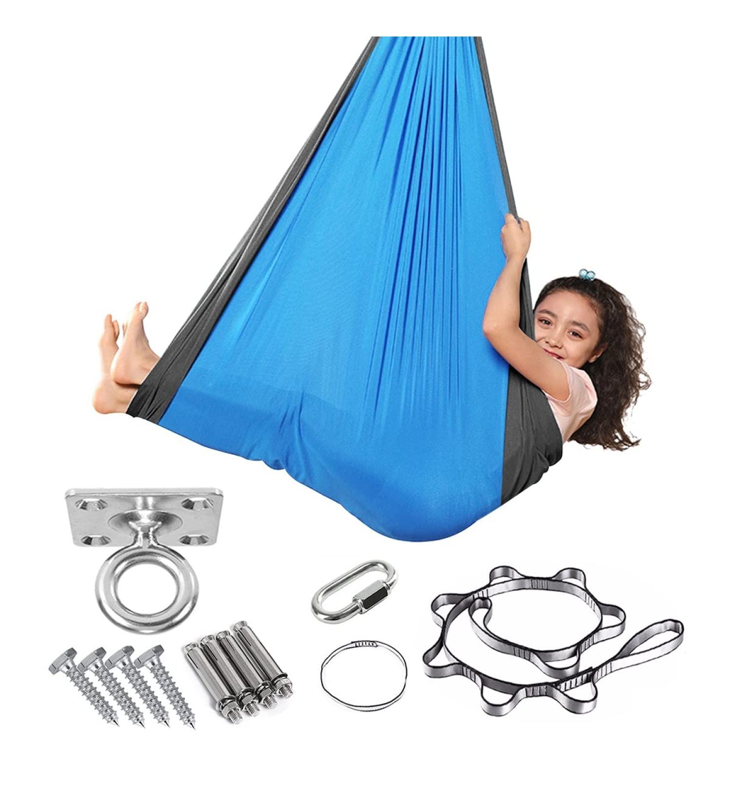 Buy SSIMOO Sensory Socks for Children with Autism - Blue/Black | One Size | International Shipping - Buy Online on GoSupps.com