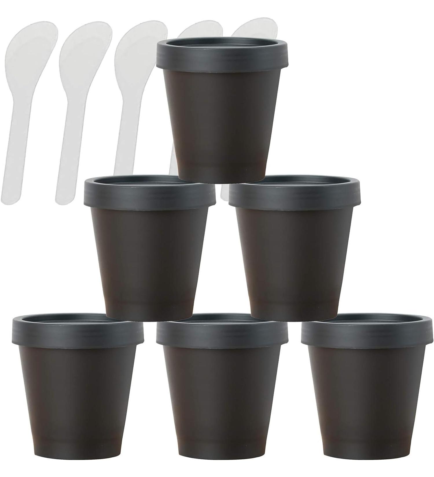 empty jars with lids cosmetic jar B0CKBVKX5Z6 PC Empty 200ml Pink Facial Mask Wide Mouth Plastic Jars 200g Leakproof Cosmetic Pot Container with Lids with 6 PC Spatula (Color : Roze Size : 100ml) ( - Buy Online on GoSupps.com