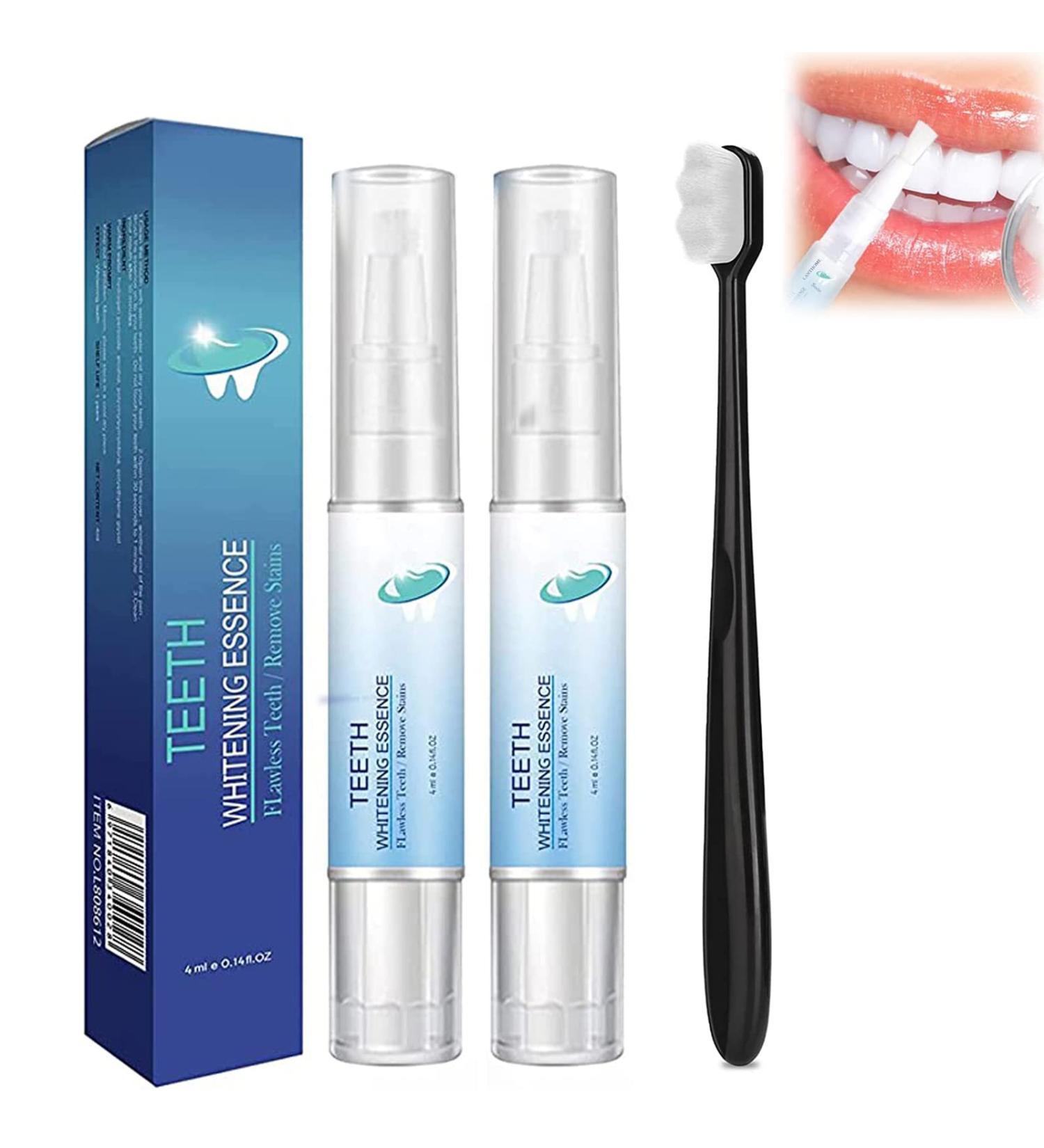 Teeth Whitening Essence Pen Gum Shield Gel Gum Repair Treatment Gel Gum Treatment Pen Teeth Whitening Toothpaste Gum Shield Gel Easy to Use with Soft Toothbrush(B) - Buy Online on GoSupps.com