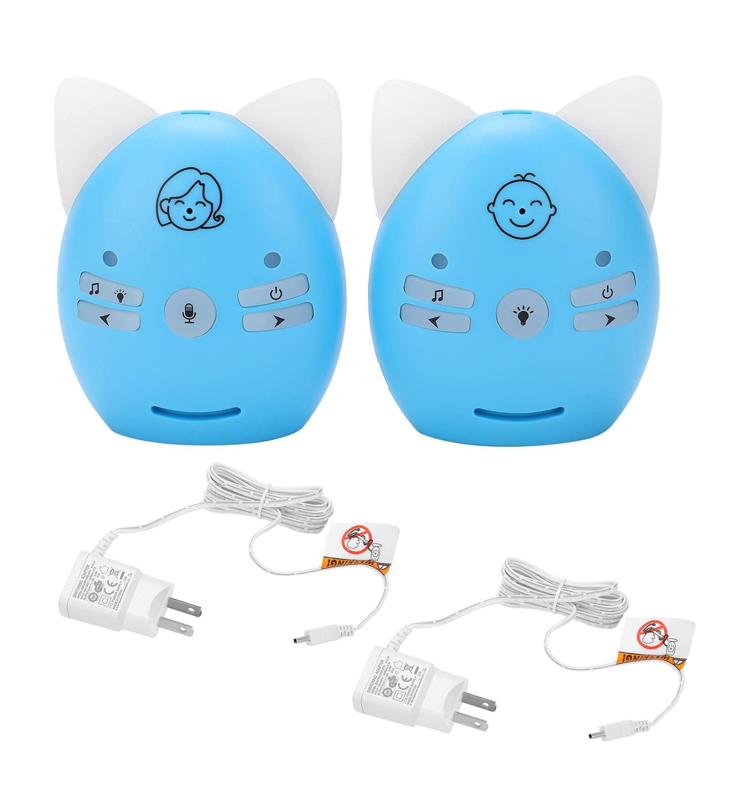 Wene Baby Sound Monitor  Blue Audio Baby Monitor Night Light for Home for Baby Sleeping for Elderly Two Way Talk(American Standard (100-240V)) - Buy Online on GoSupps.com