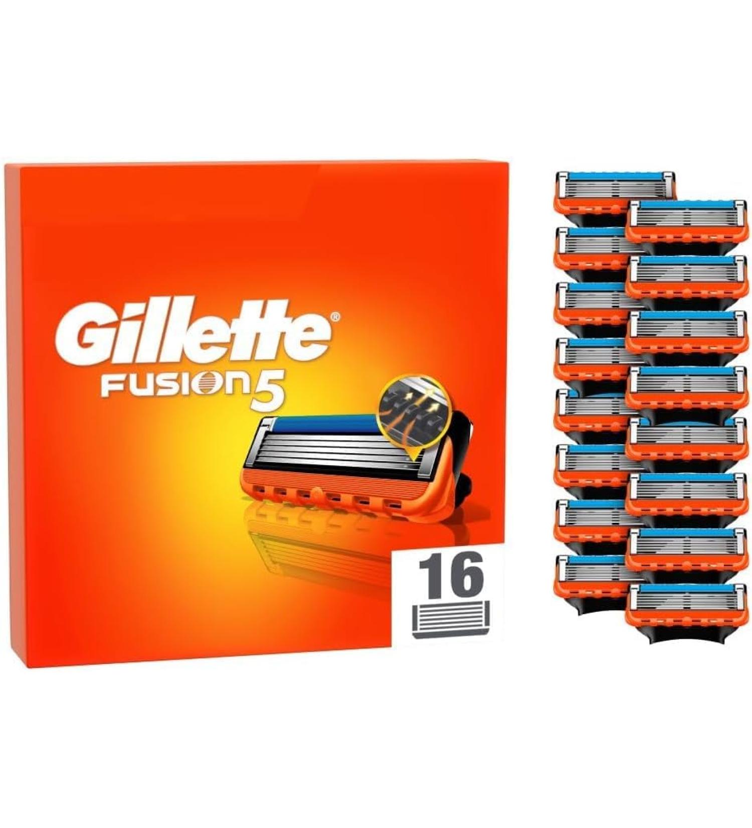  Gillette Gillette Fusion5 Men's Razor Blades 16-Pack Refills Precision Trimmer 5 Anti-Friction Blades - Buy Online on GoSupps.com