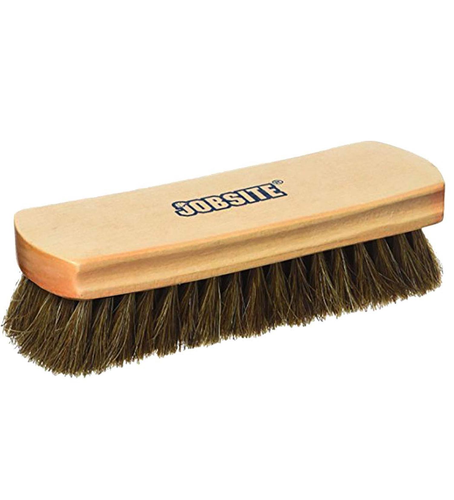 Genuine 100% Horsehair Professional Shoe Shine Brush - 6.75 - Premium Quality - Buy Online on GoSupps.com
