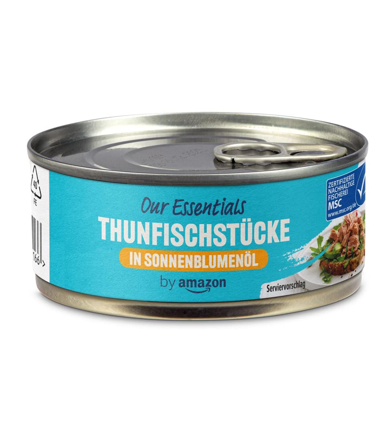 Buy Amazon Tuna Pieces in Sunflower Oil - 145g (1-Pack) | Premium Quality International Shipping - Buy Online on GoSupps.com