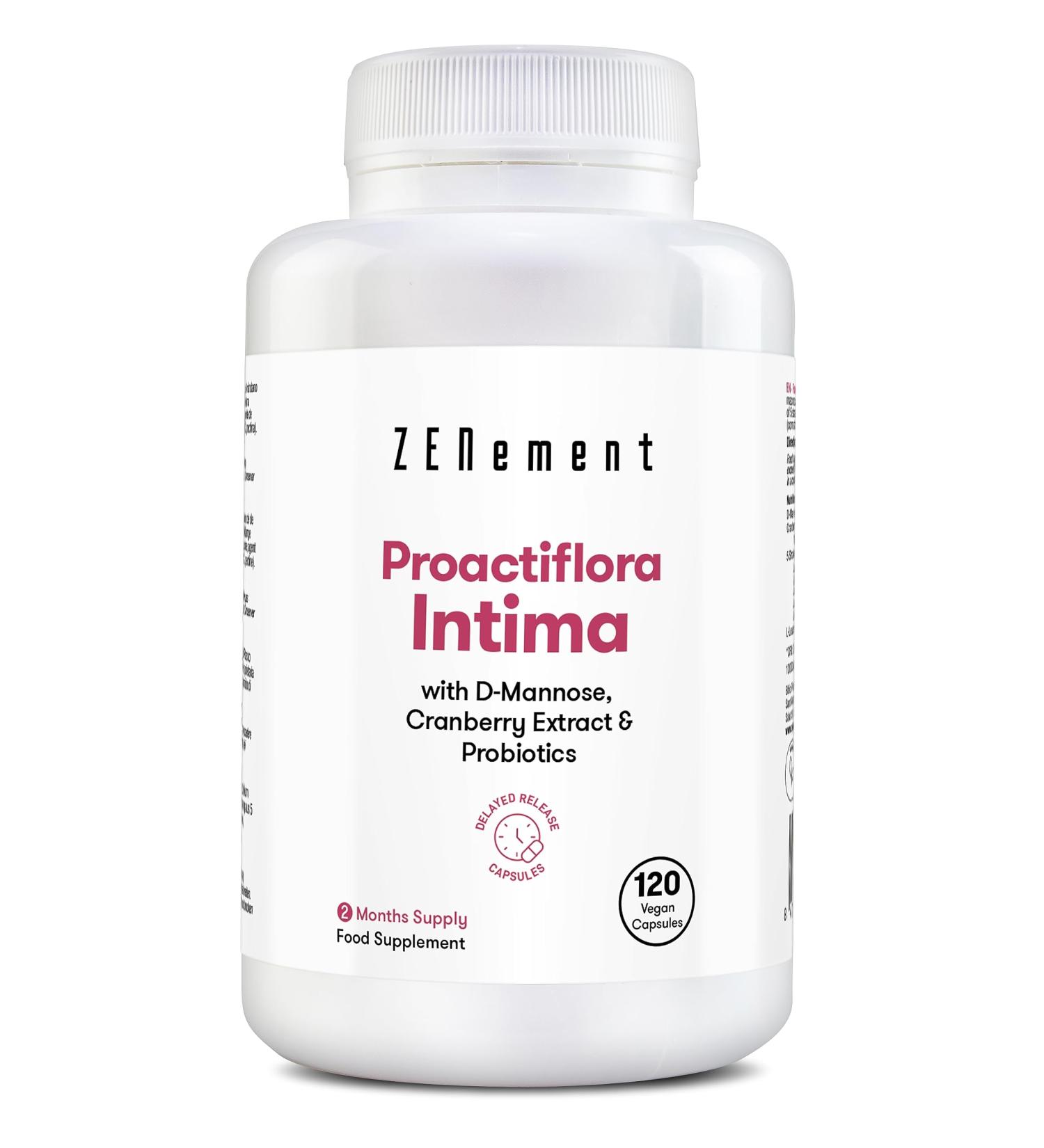 D-Mannose Cranberry Prebiotic Capsules for UTI & Bladder Control | Zenement - Buy Online on GoSupps.com