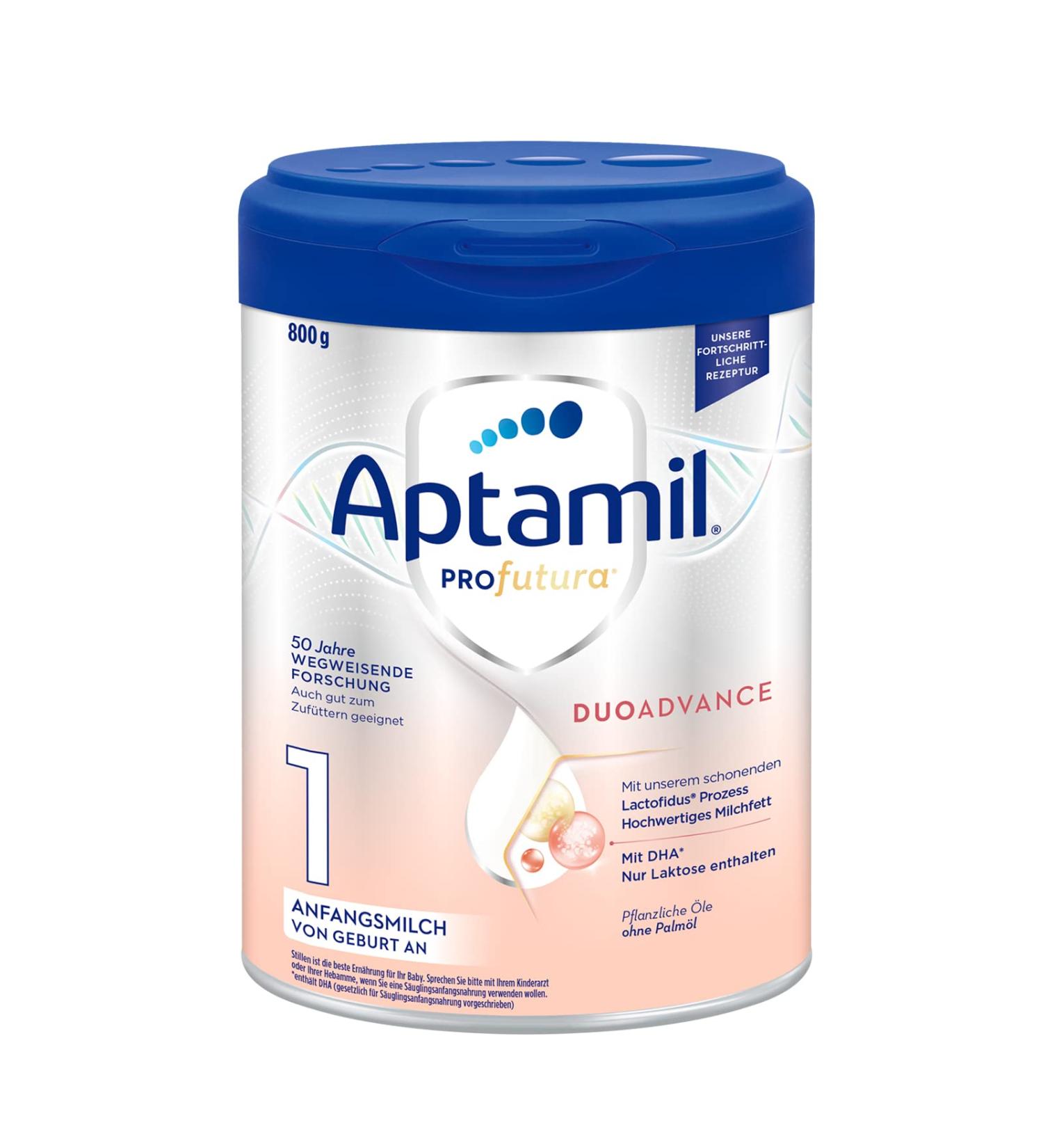 Aptamil Profutura Duoadvance 1 - DHA-Enriched Infant Milk Powder (800g) | Lactose Only No Palm Oil - Ideal from Birth - Buy Online on GoSupps.com