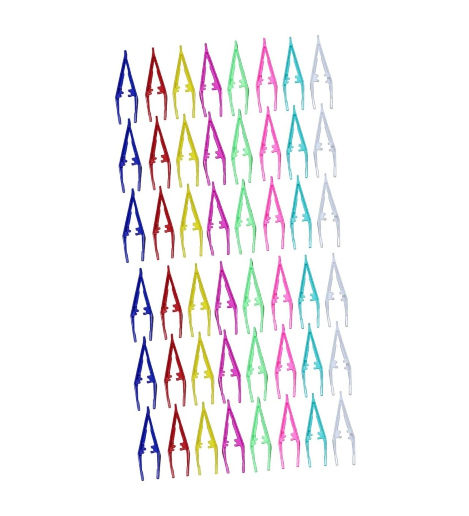 Buy Beaupretty 48 Stk Disposable Sloping Tweezers for Eyebrows | Practical Makeup Accessories | Multi-Color Eyebrow Tweezers Set - Buy Online on GoSupps.com
