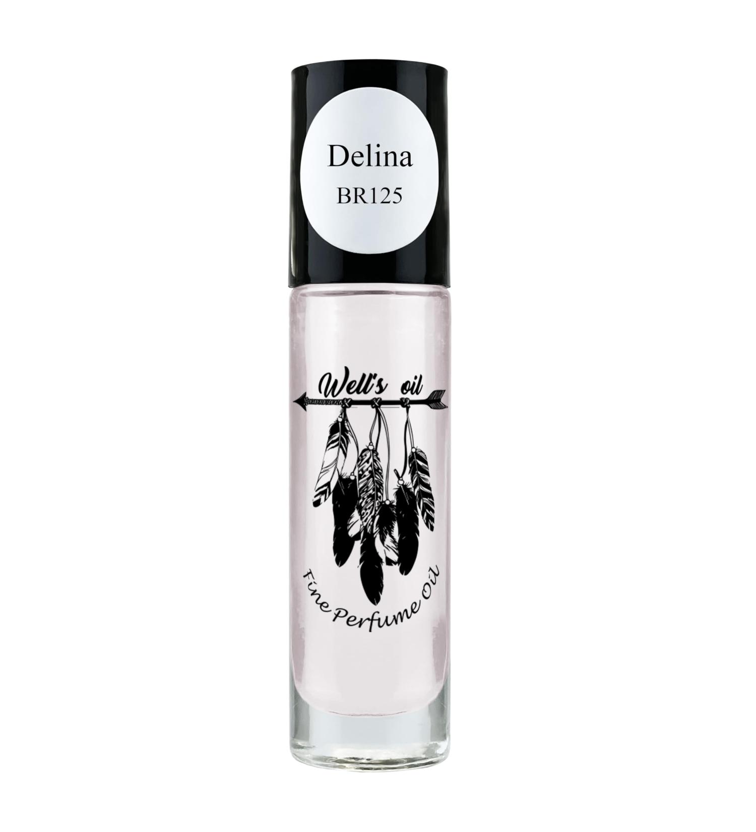 Well's Oil Roll-On Perfume Oil (Inspired by Delina) | Citrus Floral & Musky Notes | Long-Lasting | Paraben-Free | 0.33 Fl Oz / 10 ml 125 Delina - Buy Online on GoSupps.com