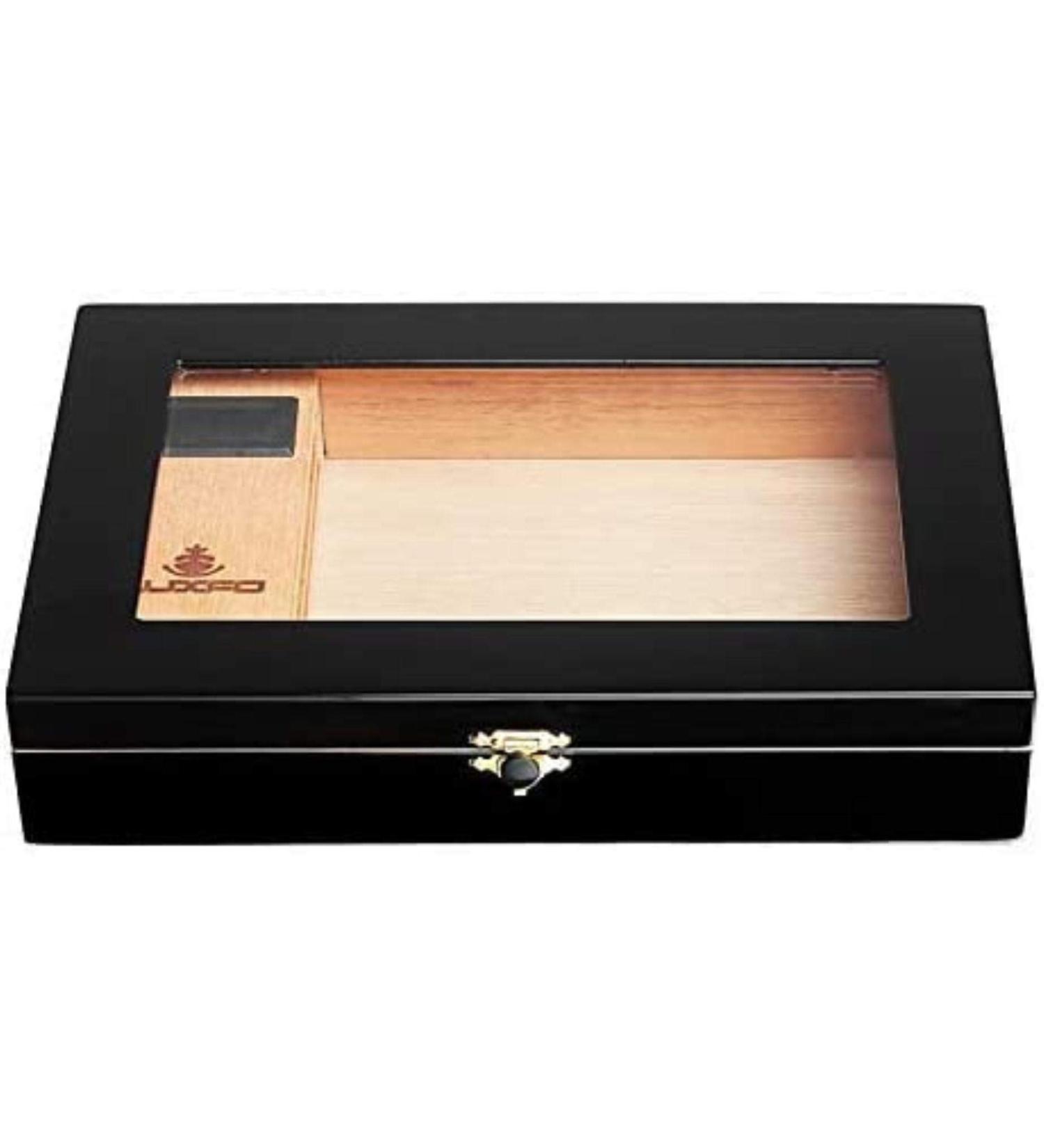 Cigar Boxs Humidors Cigar Box Humidor Humidor Box Humidor Cigar Piano with a Show Window Display Box - Buy Online on GoSupps.com