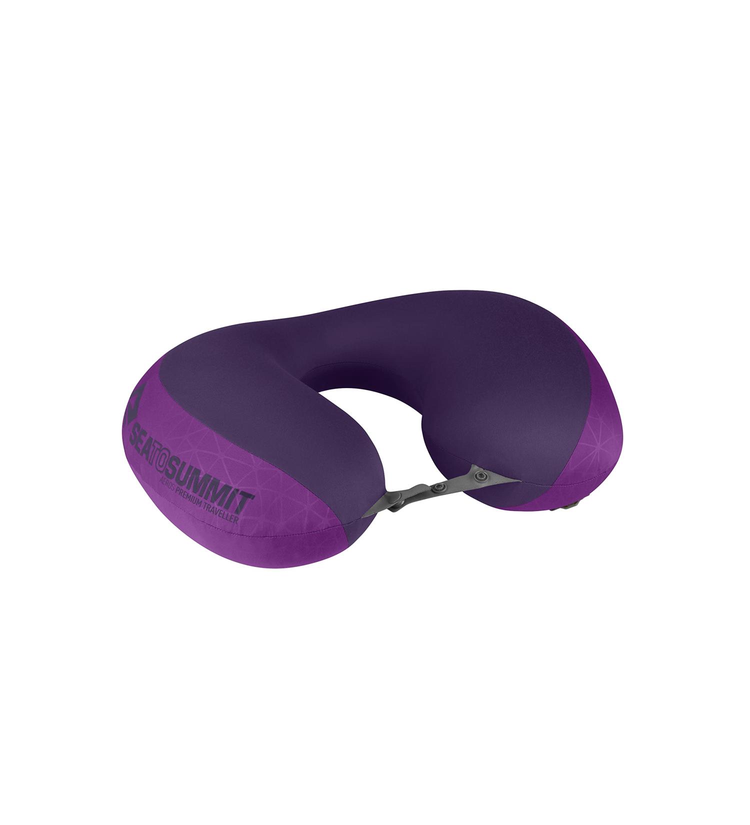 Sea to Summit Aeros Premium Traveller Inflatable Neck Pillow - Magenta - Buy Online on GoSupps.com