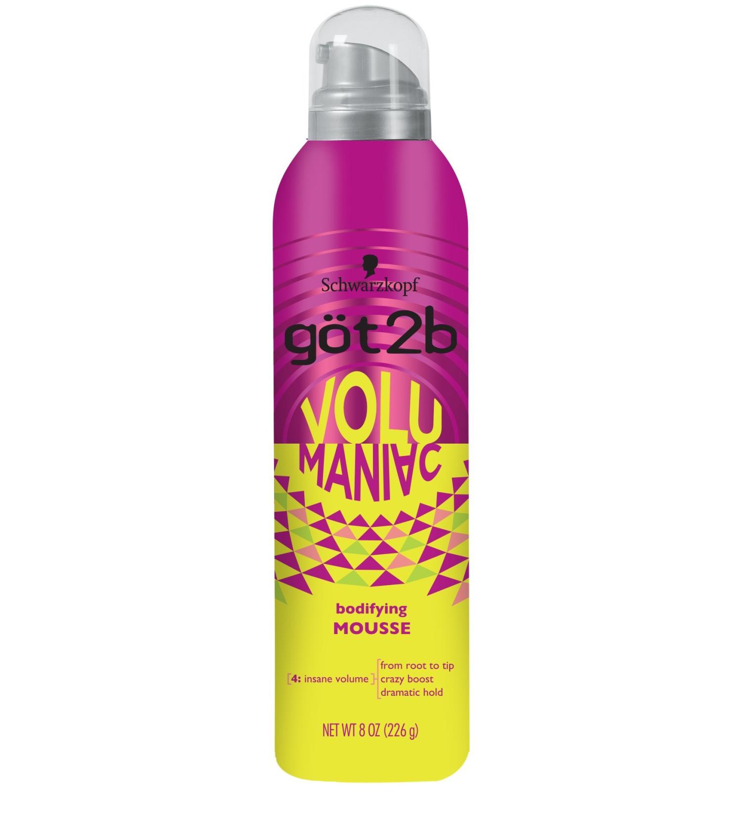 Got2b Volumaniac Hair Mousse 8 oz - Max Volume Styling Solution - Buy Online on GoSupps.com