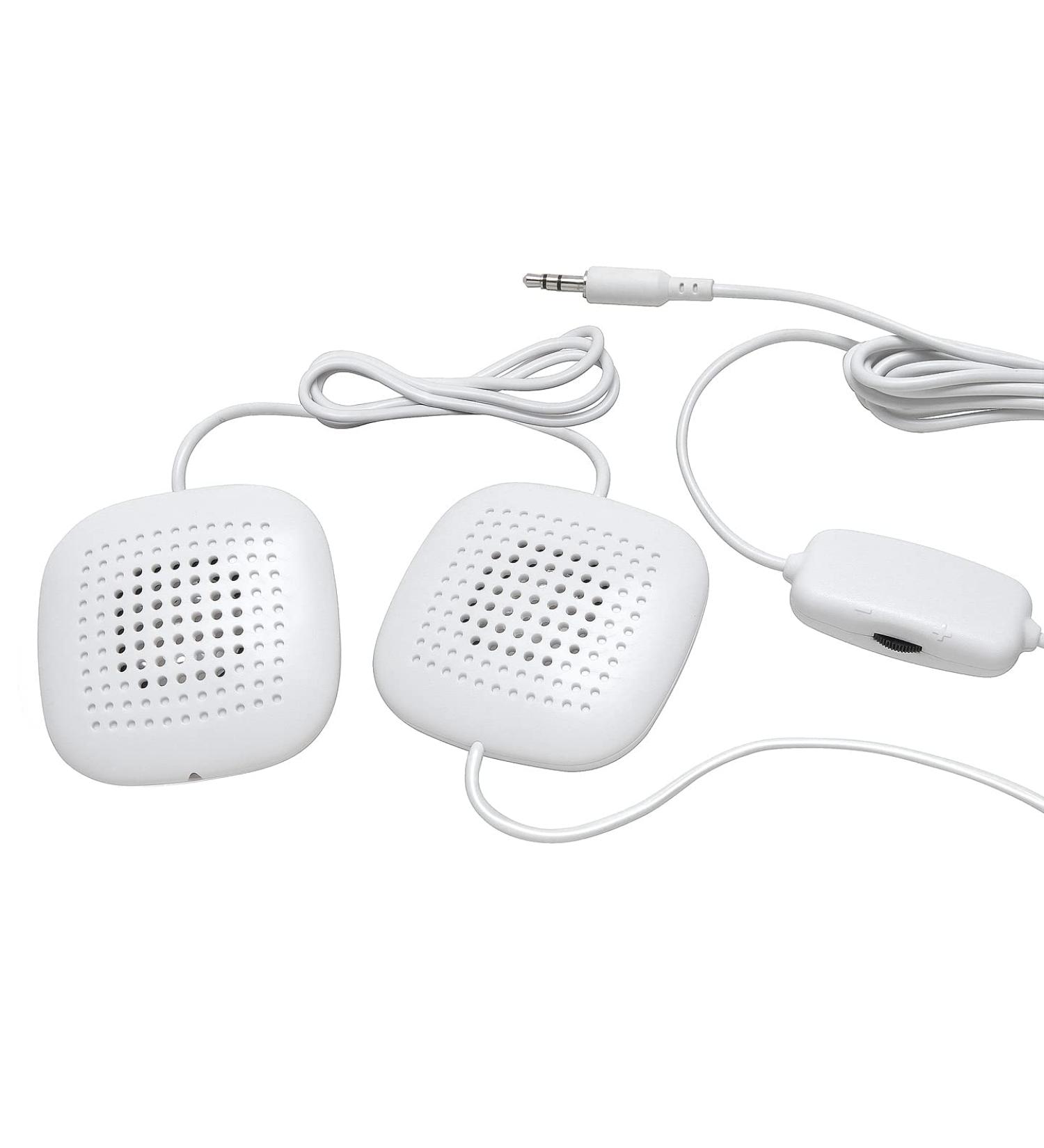 Sound Oasis Dual Pillow Speaker with Volume Control - Ideal for MP3 Music and Tinnitus Relief - Buy Online on GoSupps.com