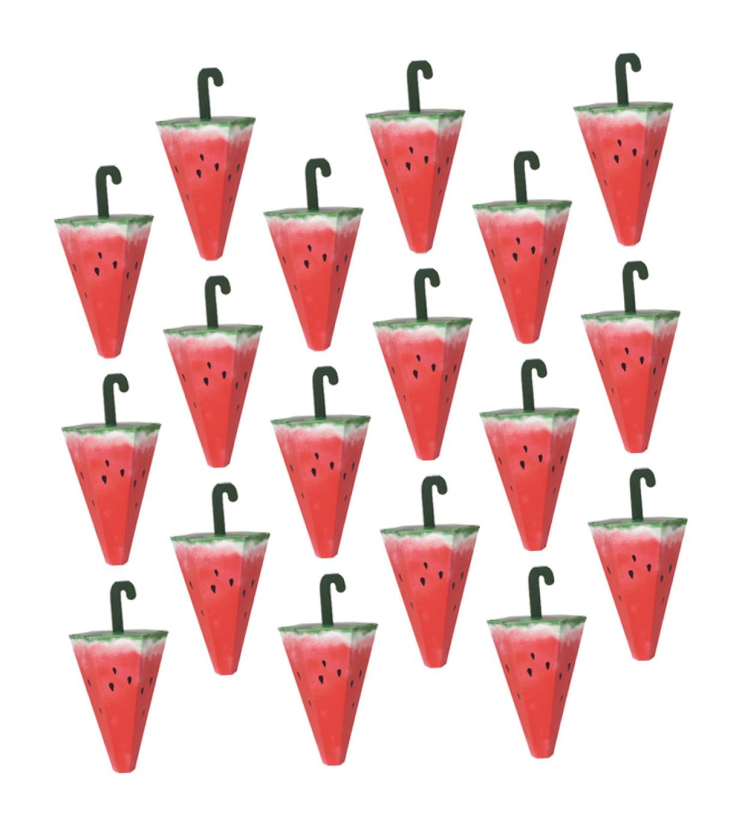 HOMSFOU 25 Pcs Candy Box Kawaii Desk Kids Gift Bags Kids Goodie Bags Floor Stickers for Office Gourds Dried for Crafts Containers for Kids Candy for Kids Sweets Watermelon Paper 14X8.3cm Assorted Color 1 - Buy Online on GoSupps.com