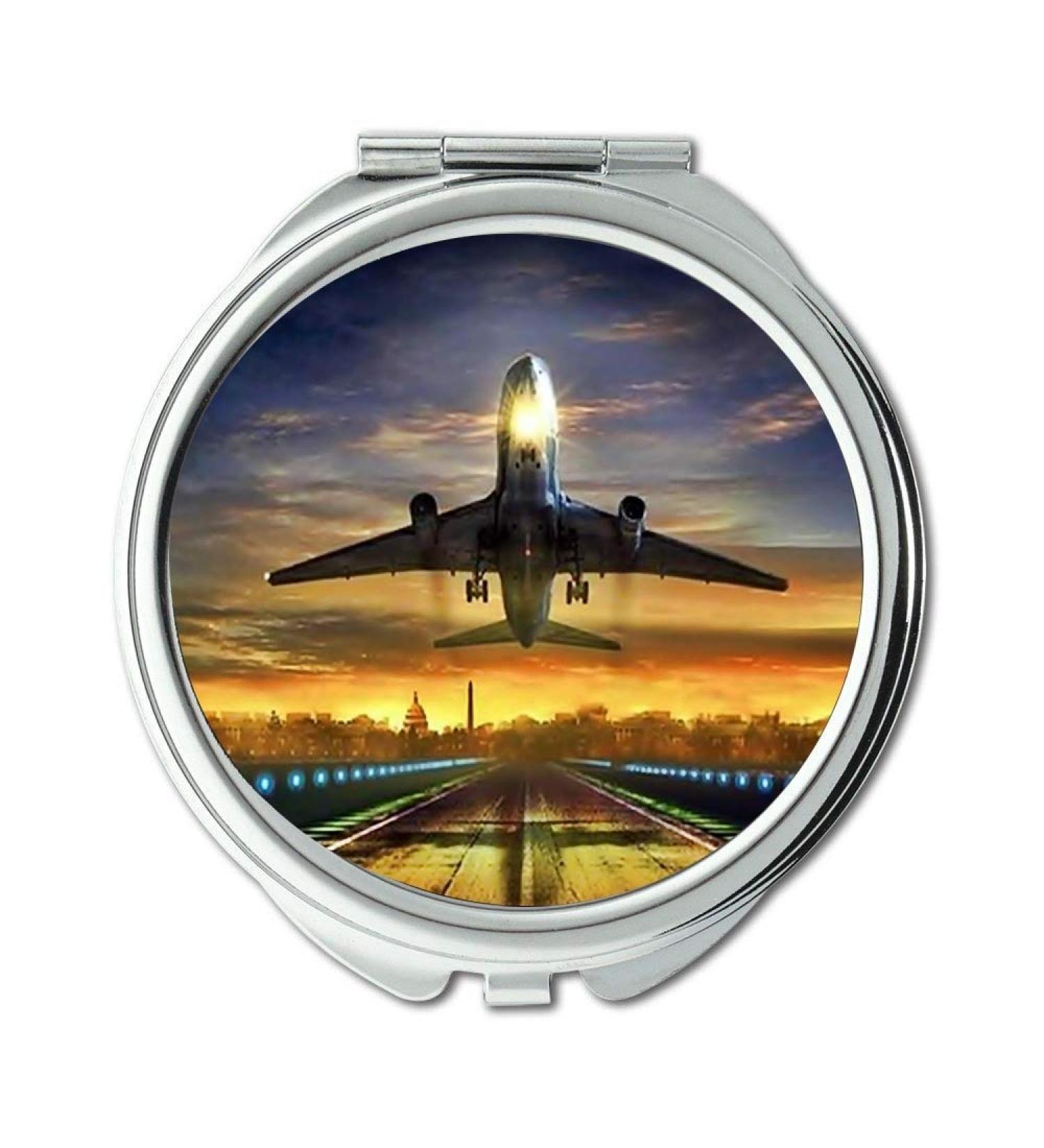 aircraft desktop Mirror Compact Mirror fighter and the kid chin pocket mirror portable mirror - Buy Online on GoSupps.com