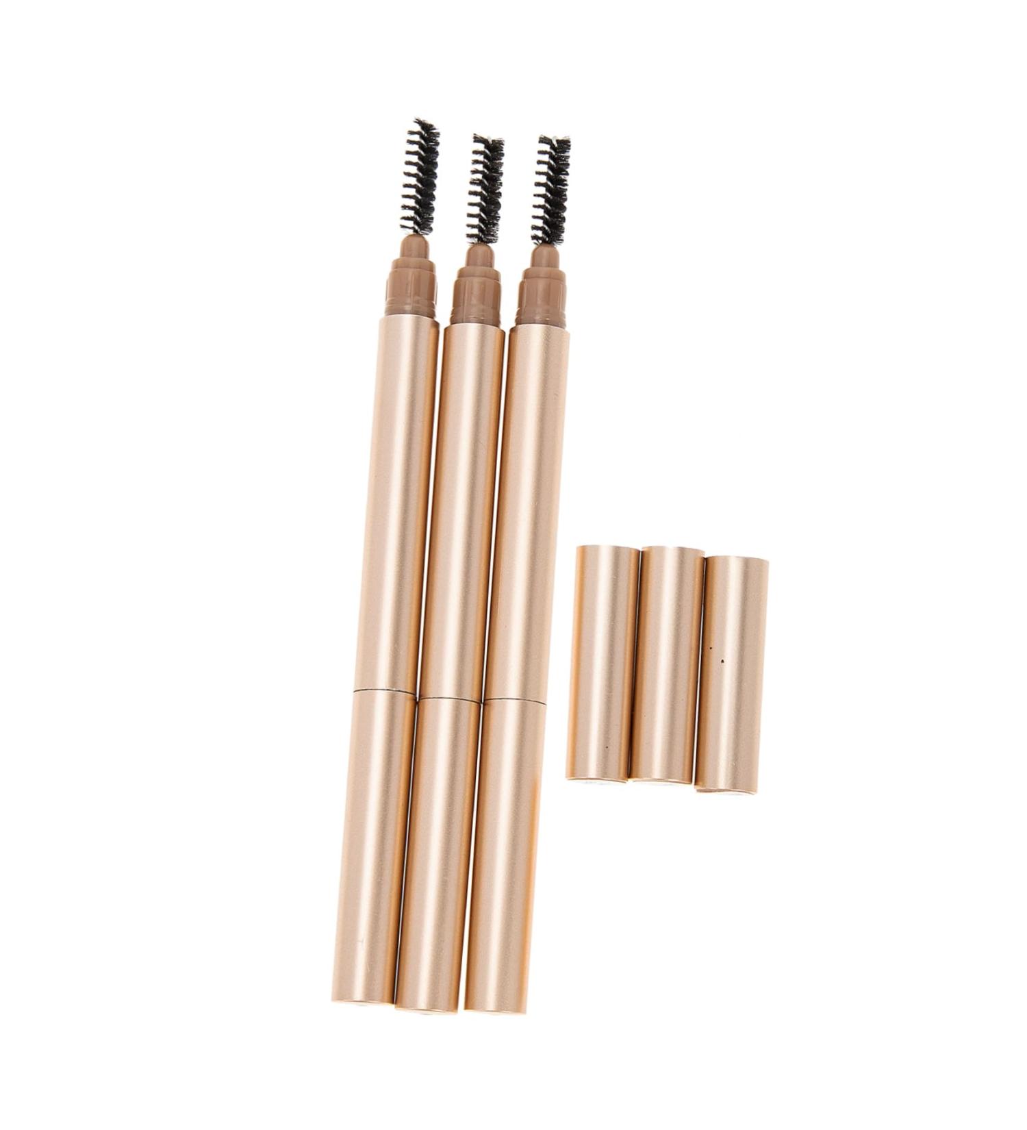Didiseaon 3pcs Double Ended Eyebrow Pencil Eyebrow Pencil Brown Eyebrow Pencil Dark Brown Waterproof Brow Pencil Eyebrow Pencil Black Makeup Tools Eyebrow Pencil Waterproof Makeup Supplies - Buy Online on GoSupps.com