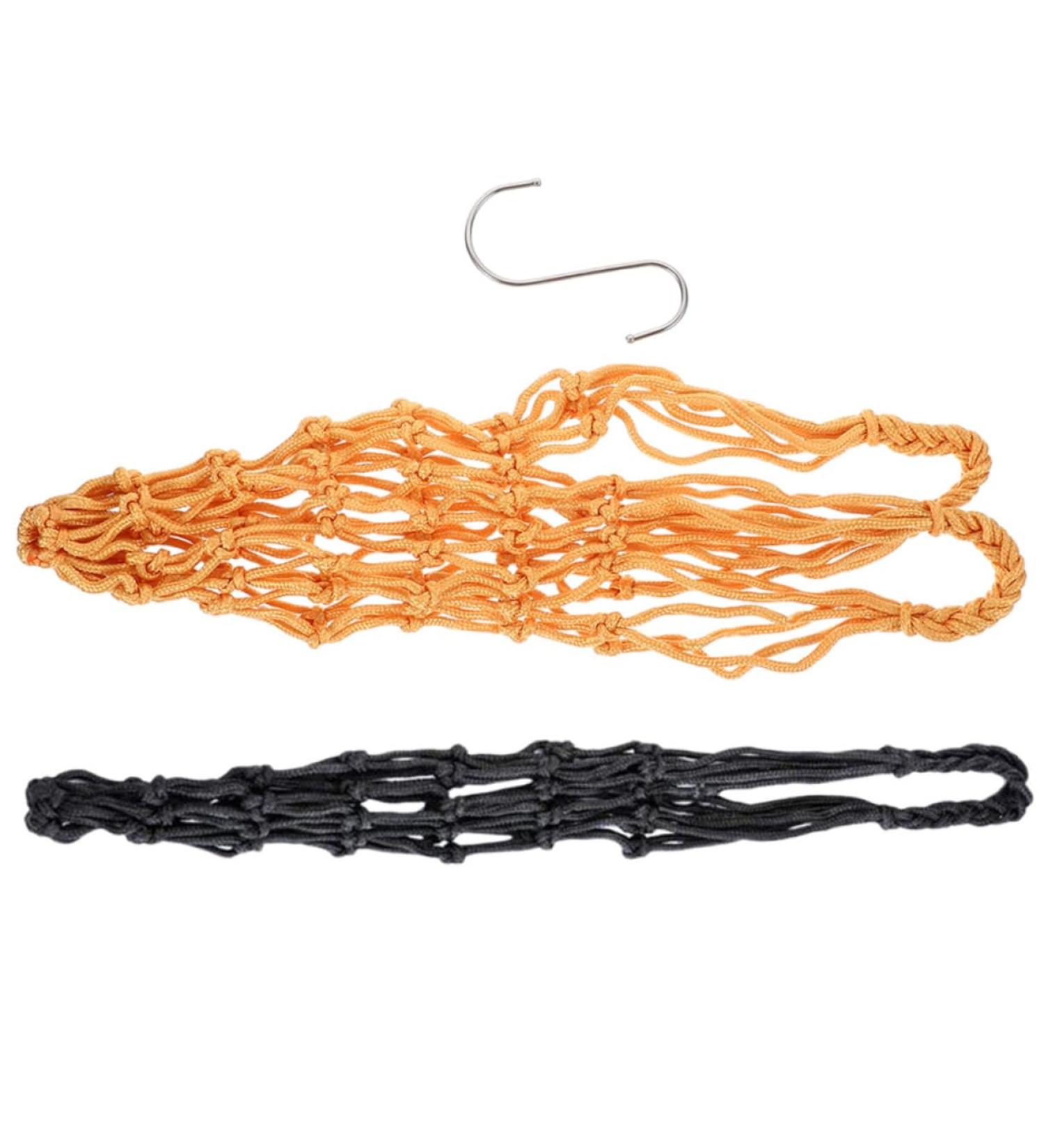 HAPINARY 2pcs String Feeders for Chickens Foraging Tool Chicken Black Hooks Nylon Fruit Bag Vegetable - Buy Online on GoSupps.com