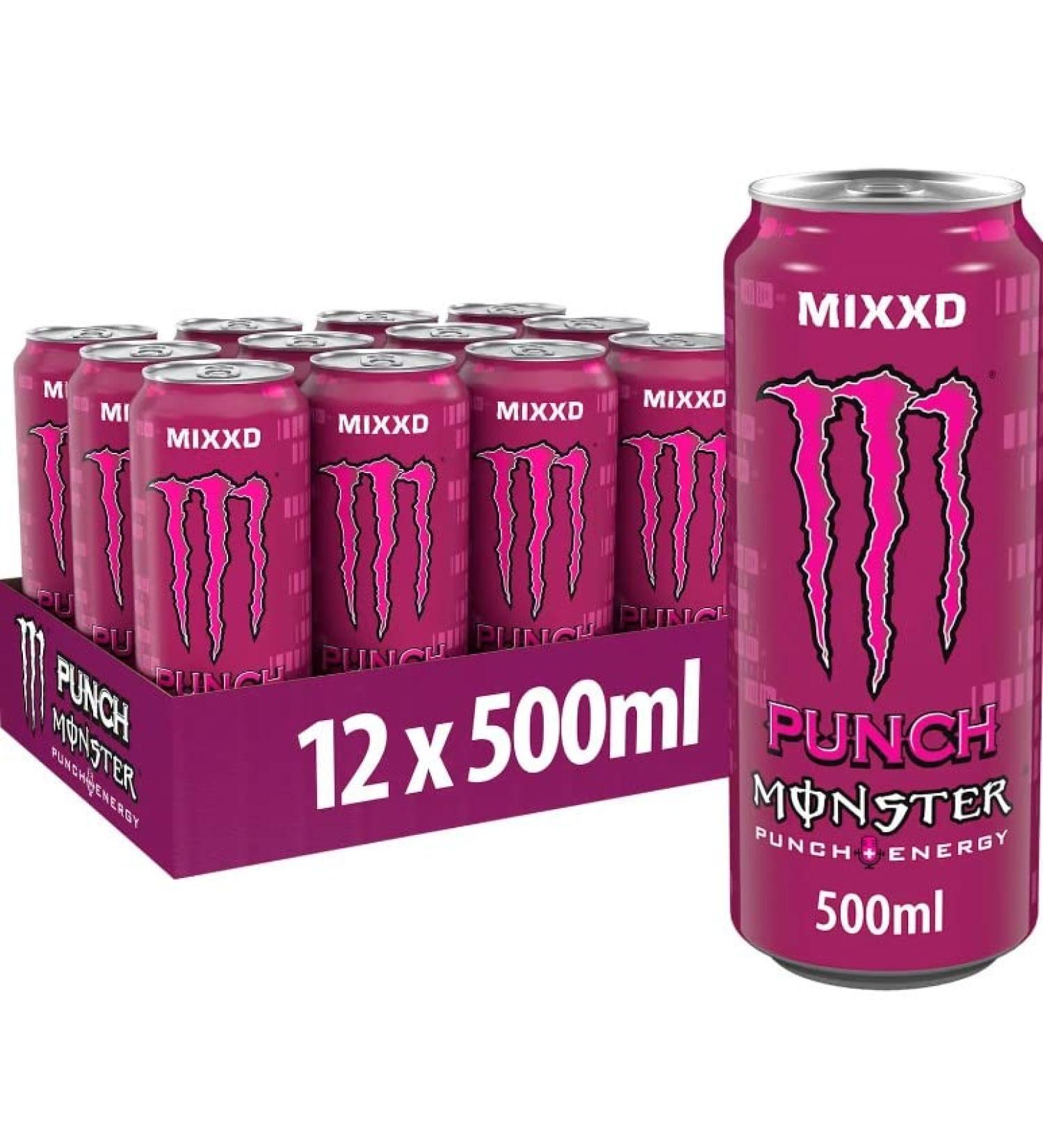 Yogi Trade Monster Energy Drinks 500ml (Pack of 12) (Mixed Punch)