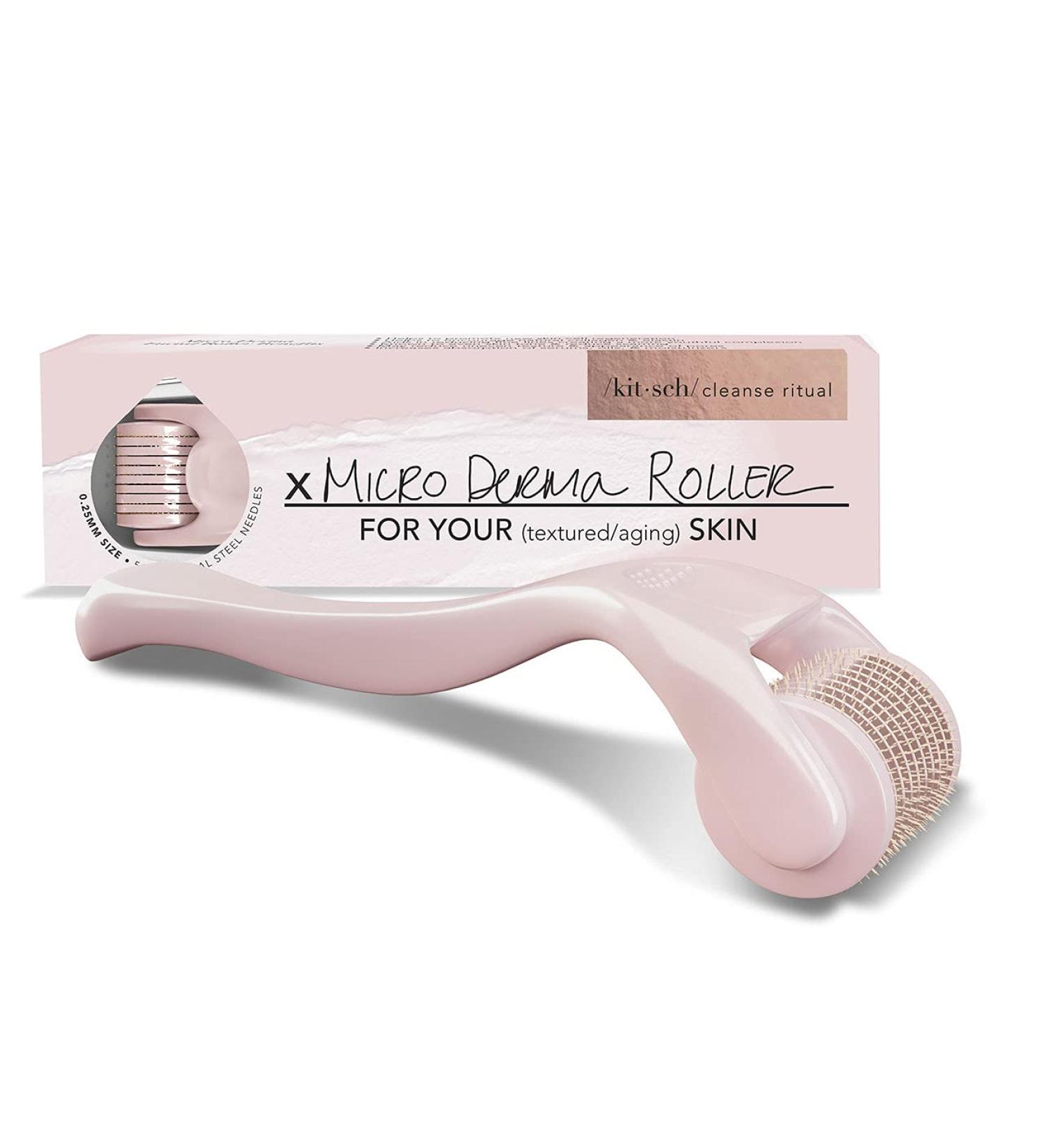 Buy Kitsch Micro Derma Facial Roller - Blush | Enhance Skin Radiance & Texture - Buy Online on GoSupps.com